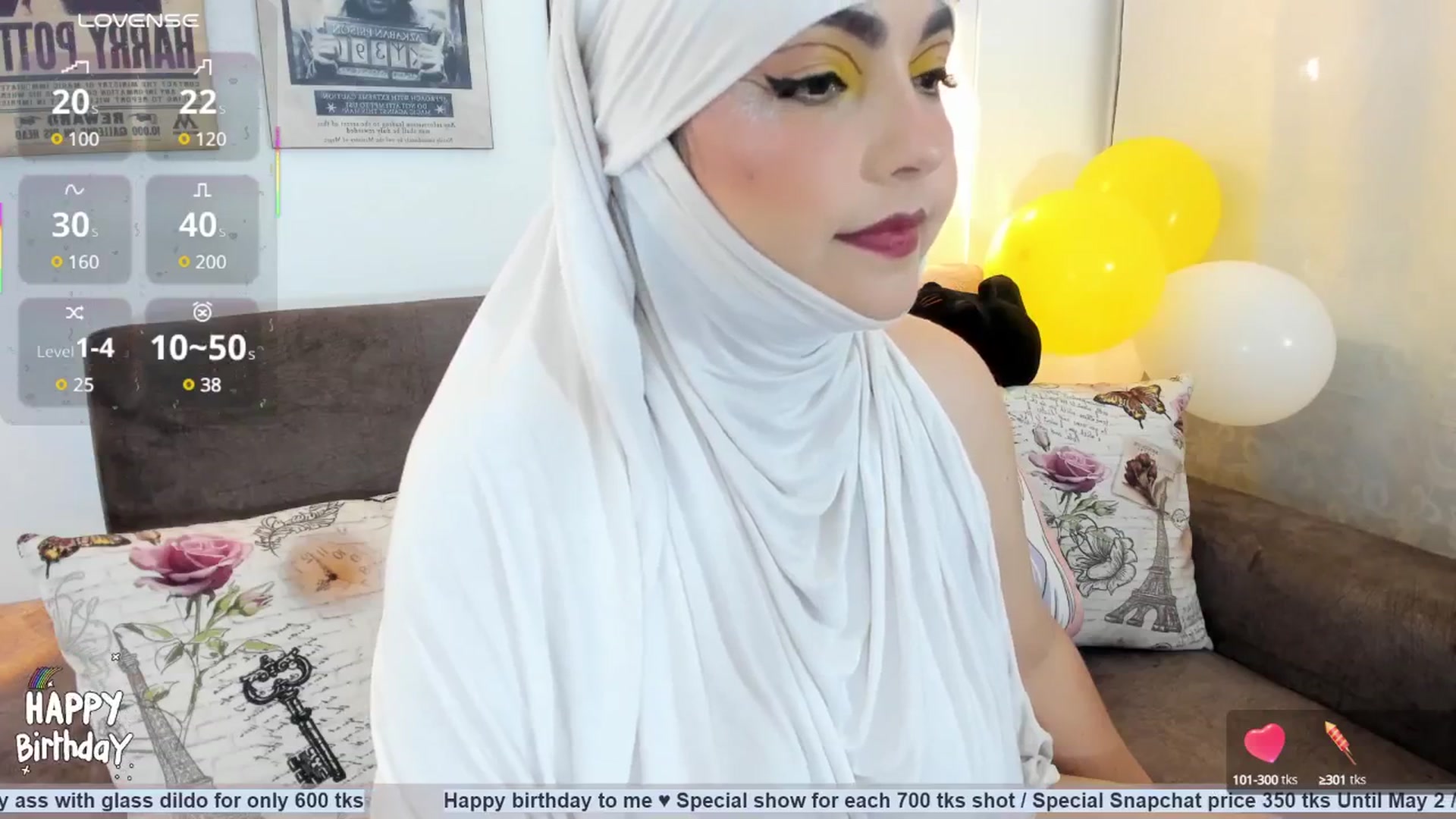 Gallery image thumbnail from liah01's myfreecams stream on, 05/01/2025, 21:07 image 9 of 20
