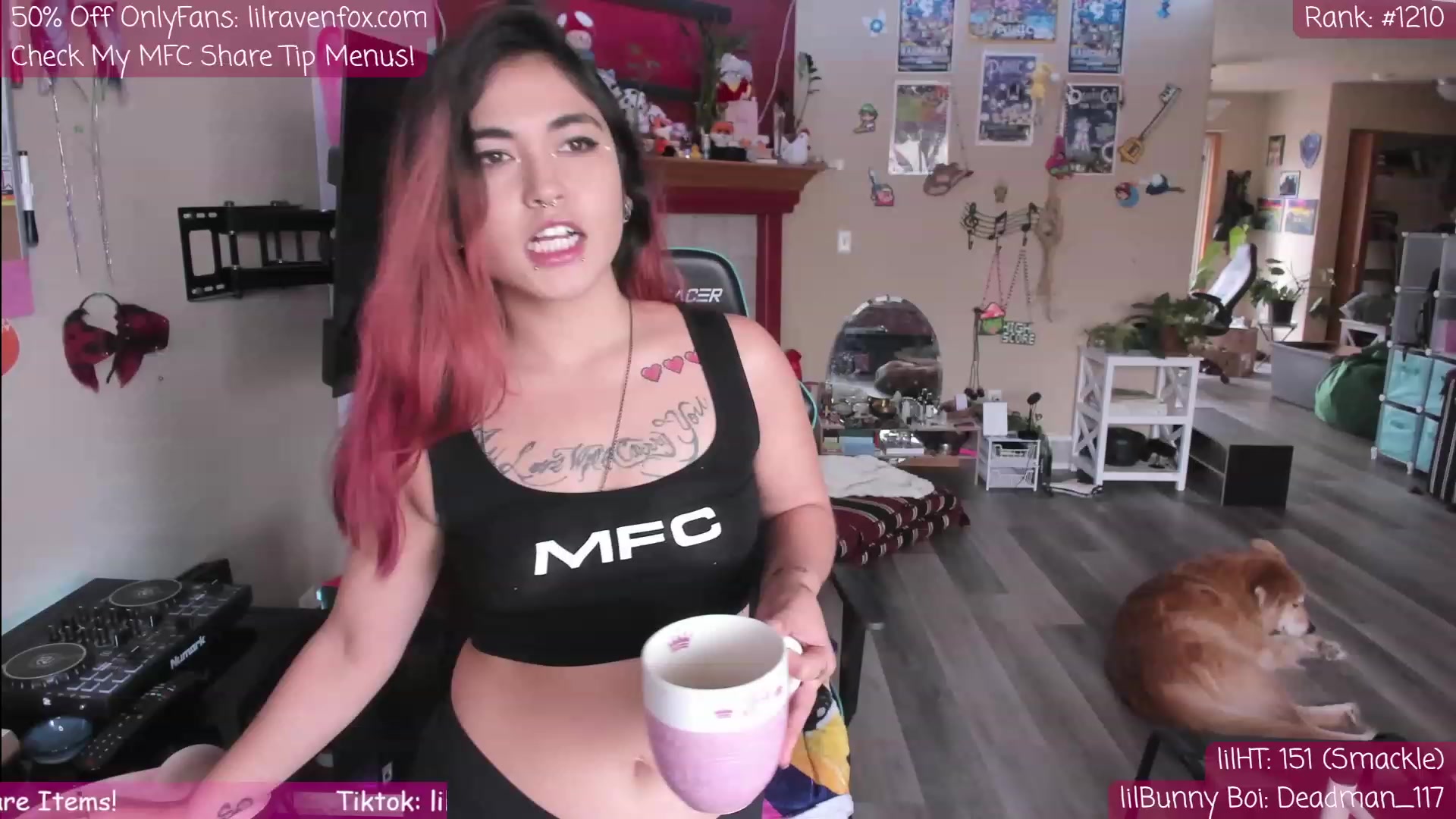 Gallery image thumbnail from lilRavenFox's myfreecams stream on, 05/14/2023, 21:04 image 13 of 20