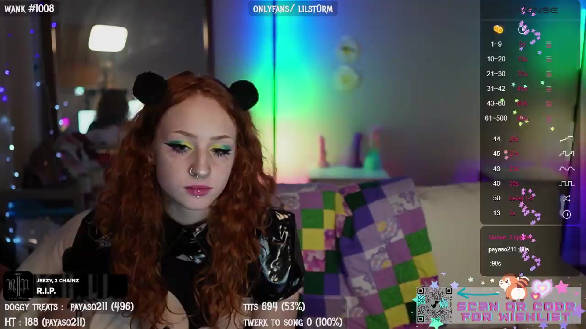 Gallery image thumbnail from lilstorm's myfreecams stream on, 04/10/2024, 10:16 image 1 of 20