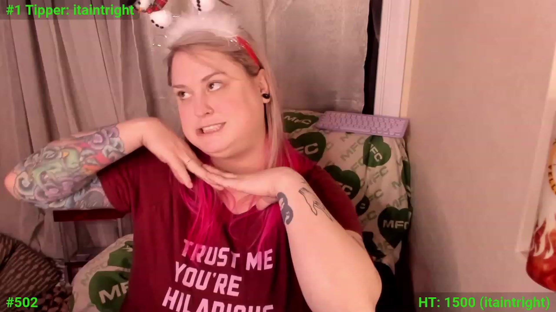 Gallery image thumbnail from mari_jae's myfreecams stream on, 12/03/2023, 11:32 image 4 of 20