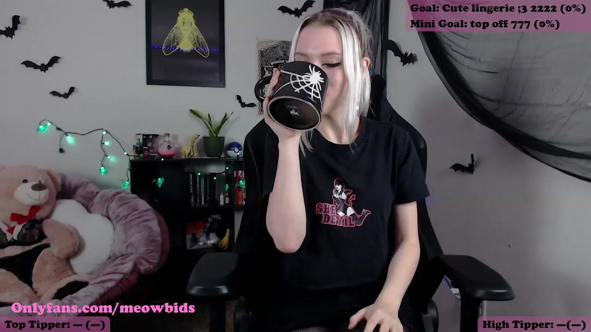 Gallery image thumbnail from meowbids's myfreecams stream on, 11/06/2023, 07:00 image 7 of 20