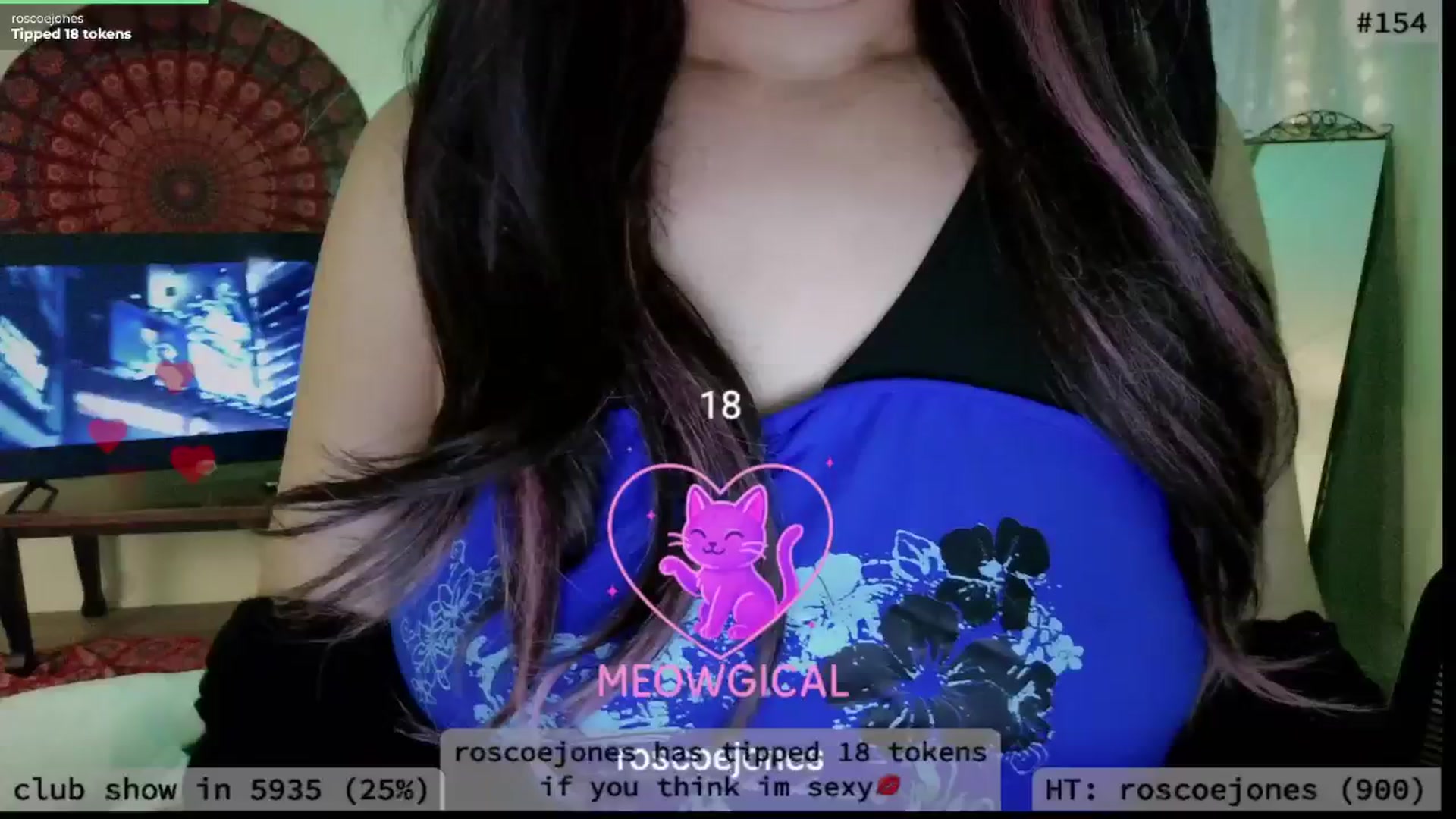 Gallery image thumbnail from meowgical's myfreecams stream on, 08/16/2025, 01:45 image 7 of 20