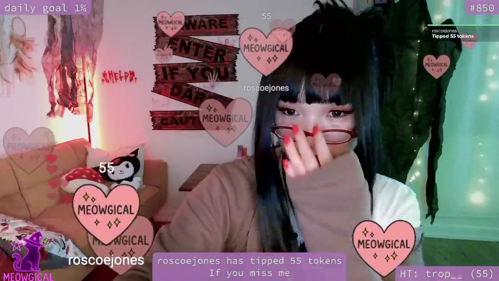 Gallery image thumbnail from meowgical's myfreecams stream on, 10/15/2025, 24:31 image 12 of 20