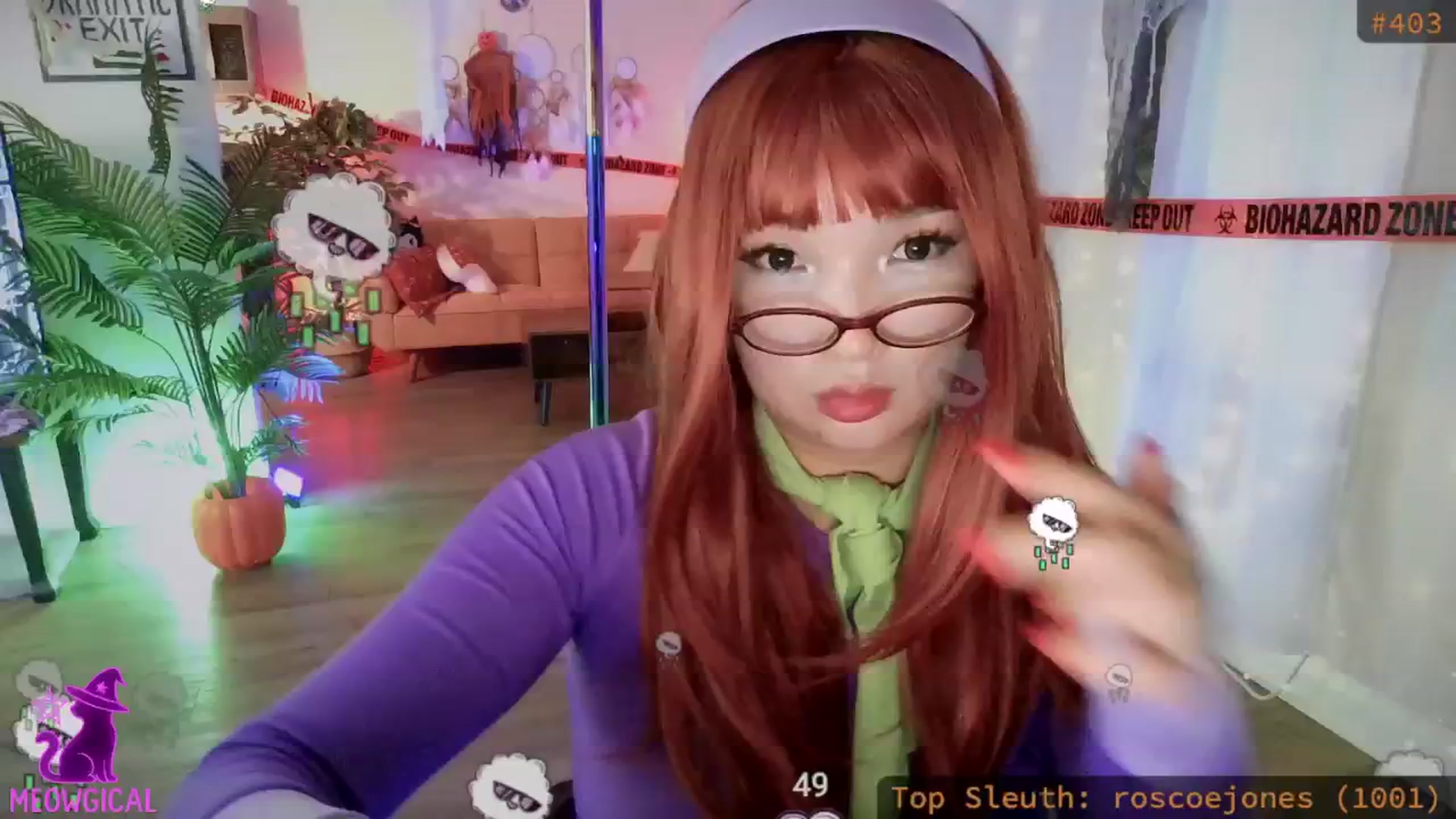Gallery image thumbnail from meowgical's myfreecams stream on, 10/31/2025, 03:49 image 1 of 20