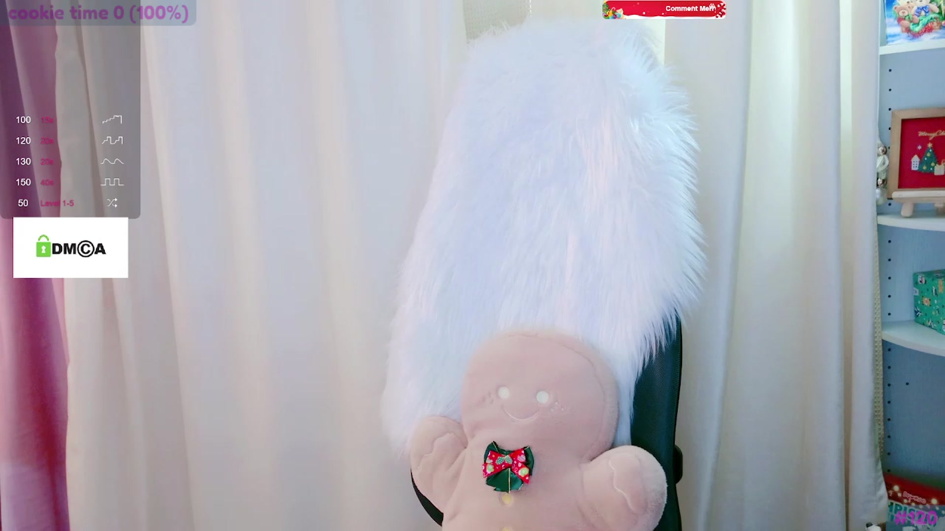 Gallery image thumbnail from meows's myfreecams stream on, 12/16/2023, 07:17 image 5 of 20