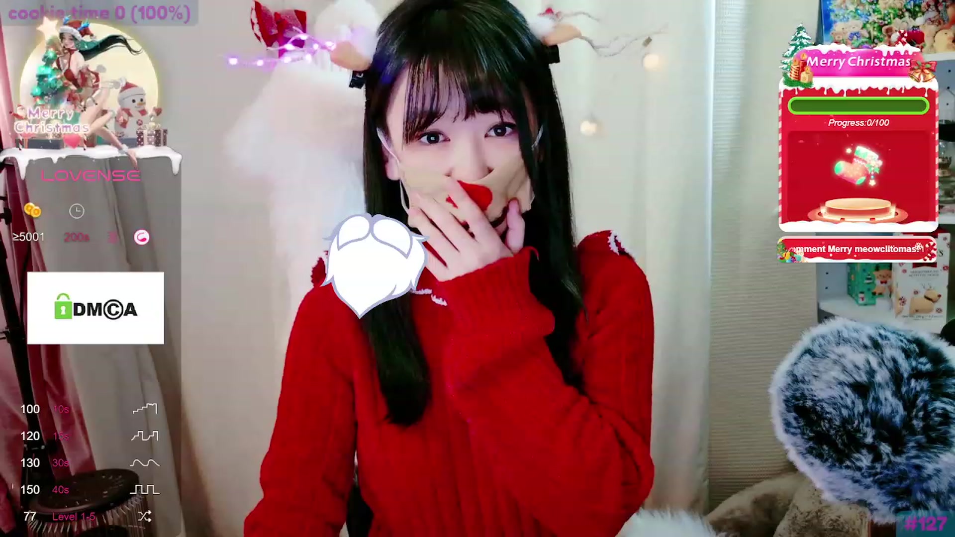 Gallery image thumbnail from meows's myfreecams stream on, 12/24/2023, 07:18 image 20 of 20