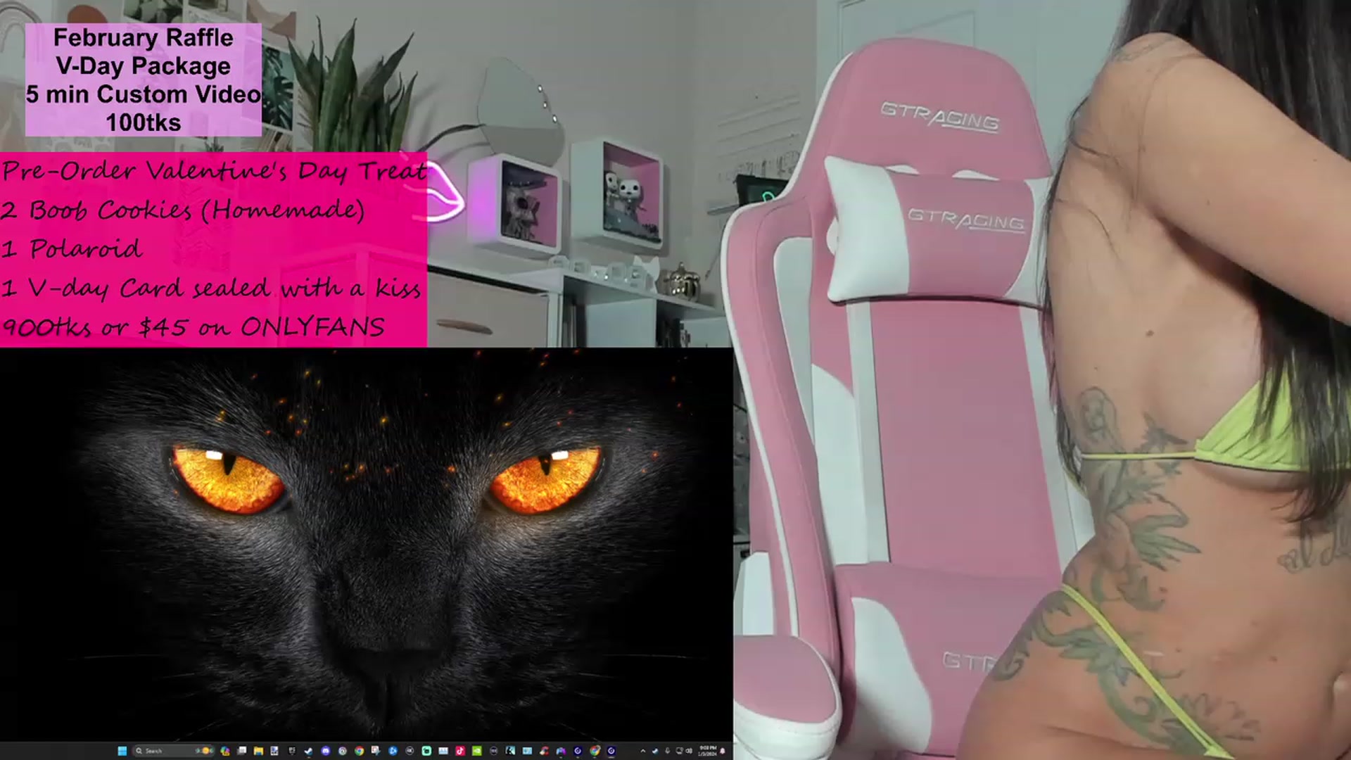 Gallery image thumbnail from modeljenlynn's myfreecams stream on, 01/04/2024, 03:57 image 7 of 20