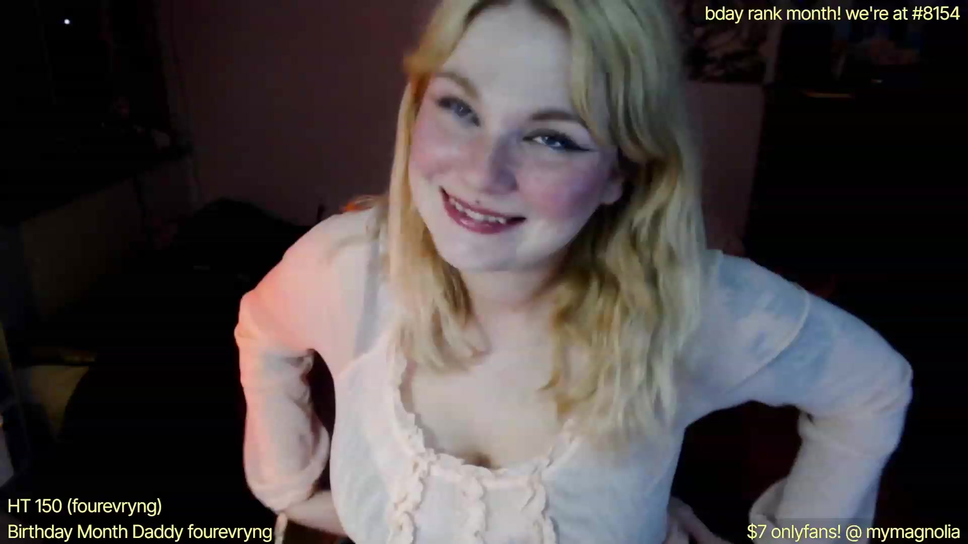 Gallery image thumbnail from mymagnolia's myfreecams stream on, 05/06/2023, 03:58 image 6 of 20