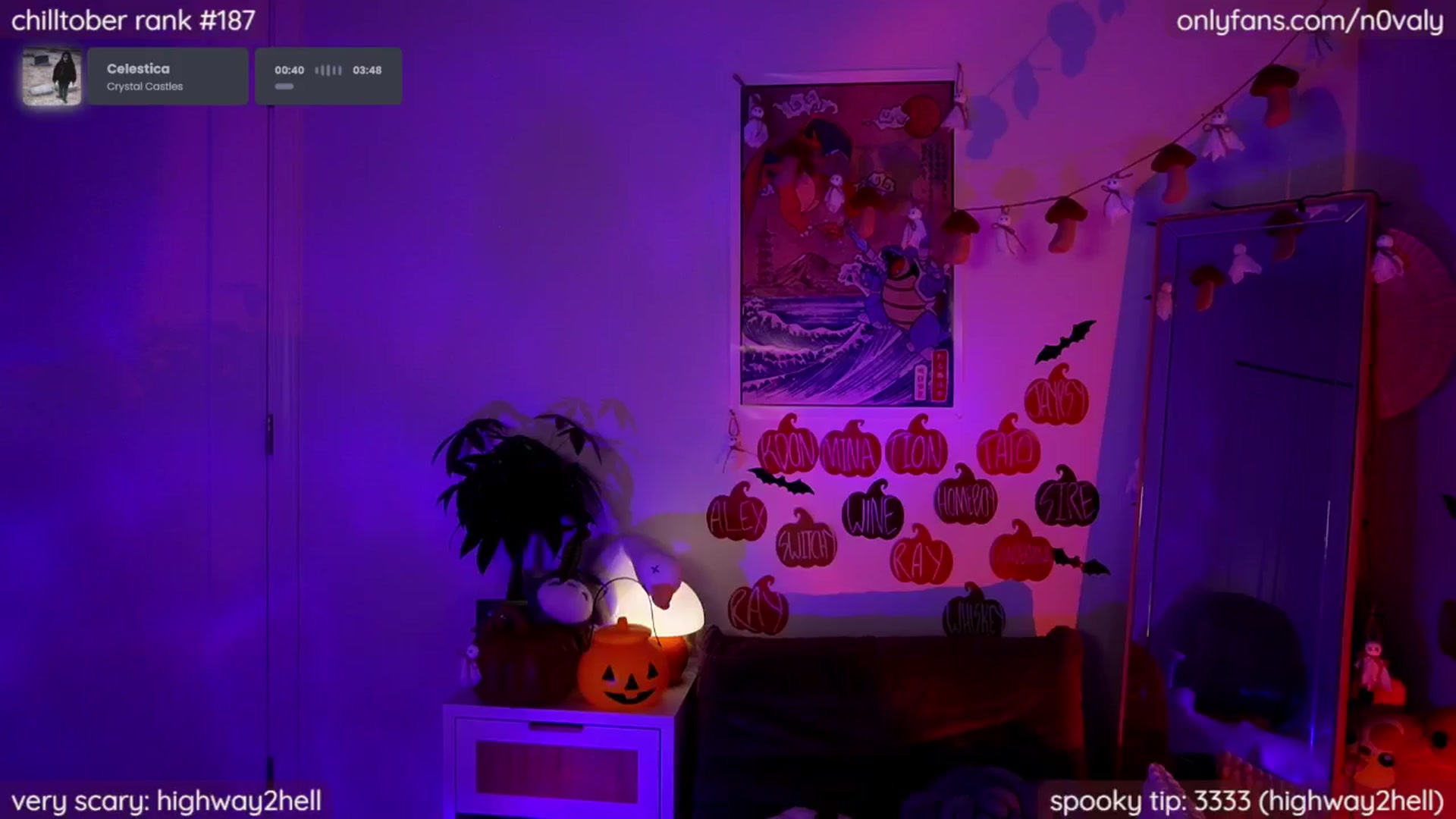 Gallery image thumbnail from n0va2hell's myfreecams stream on, 10/30/2025, 07:00 image 5 of 20