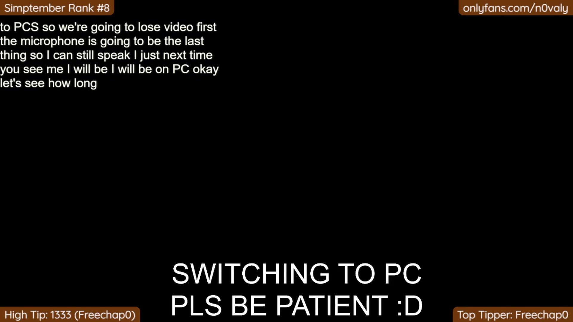 Gallery image thumbnail from n0vacita's myfreecams stream on, 09/30/2024, 03:22 image 20 of 20