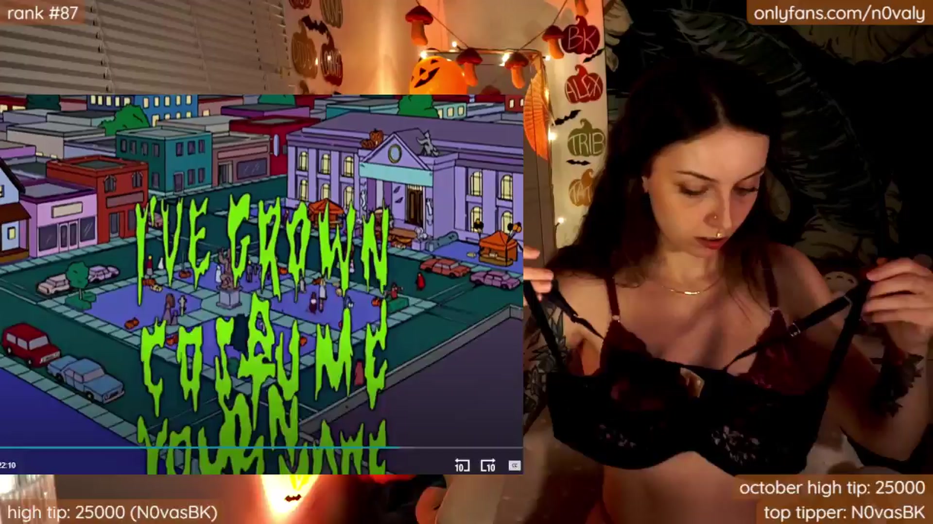 Gallery image thumbnail from n0veinly's myfreecams stream on, 10/18/2024, 07:43 image 9 of 20