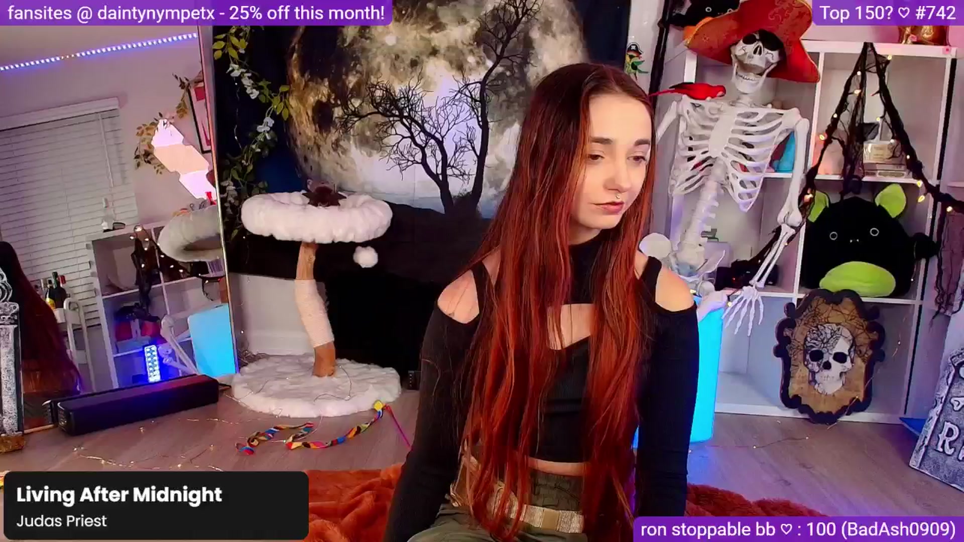Gallery image thumbnail from nympossible's myfreecams stream on, 10/24/2024, 02:58 image 7 of 20