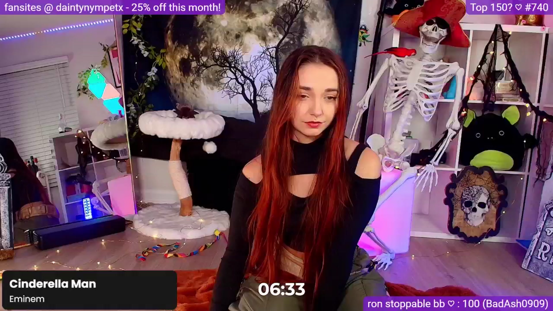 Gallery image thumbnail from nympossible's myfreecams stream on, 10/24/2024, 03:26 image 13 of 20