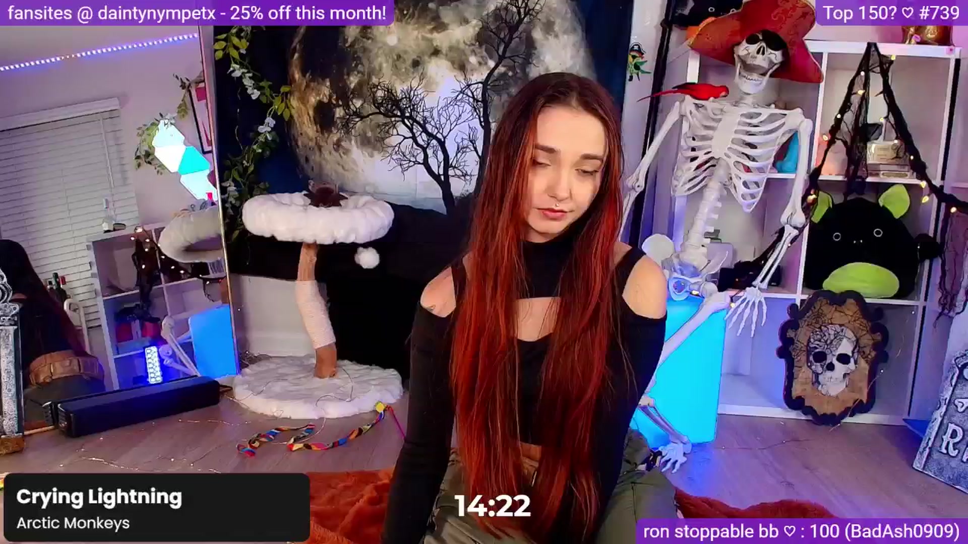 Gallery image thumbnail from nympossible's myfreecams stream on, 10/24/2024, 03:26 image 7 of 20