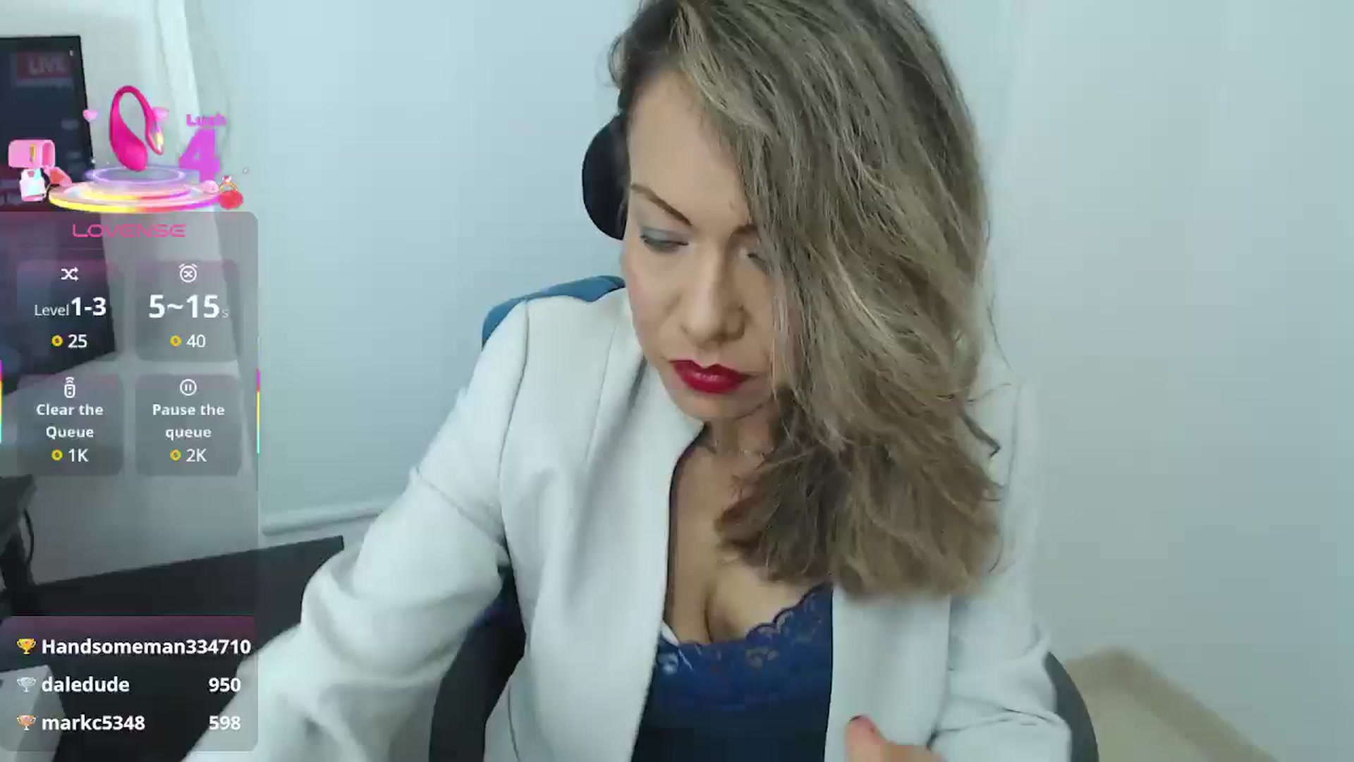 Gallery image thumbnail from office_secret's myfreecams stream on, 05/12/2025, 19:36 image 1 of 20