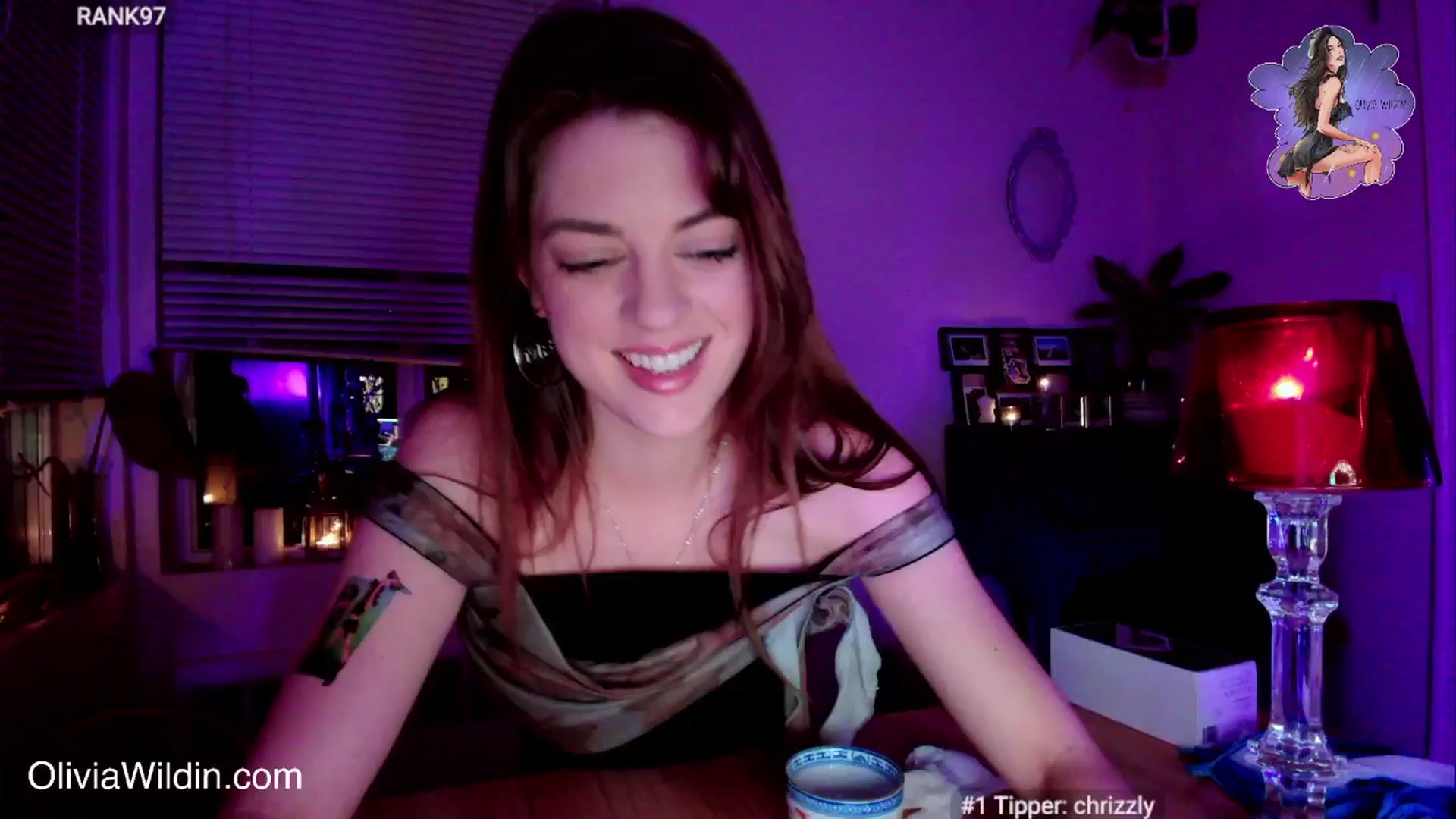 Gallery image thumbnail from oliviawildin's myfreecams stream on, 04/10/2025, 04:01 image 13 of 20