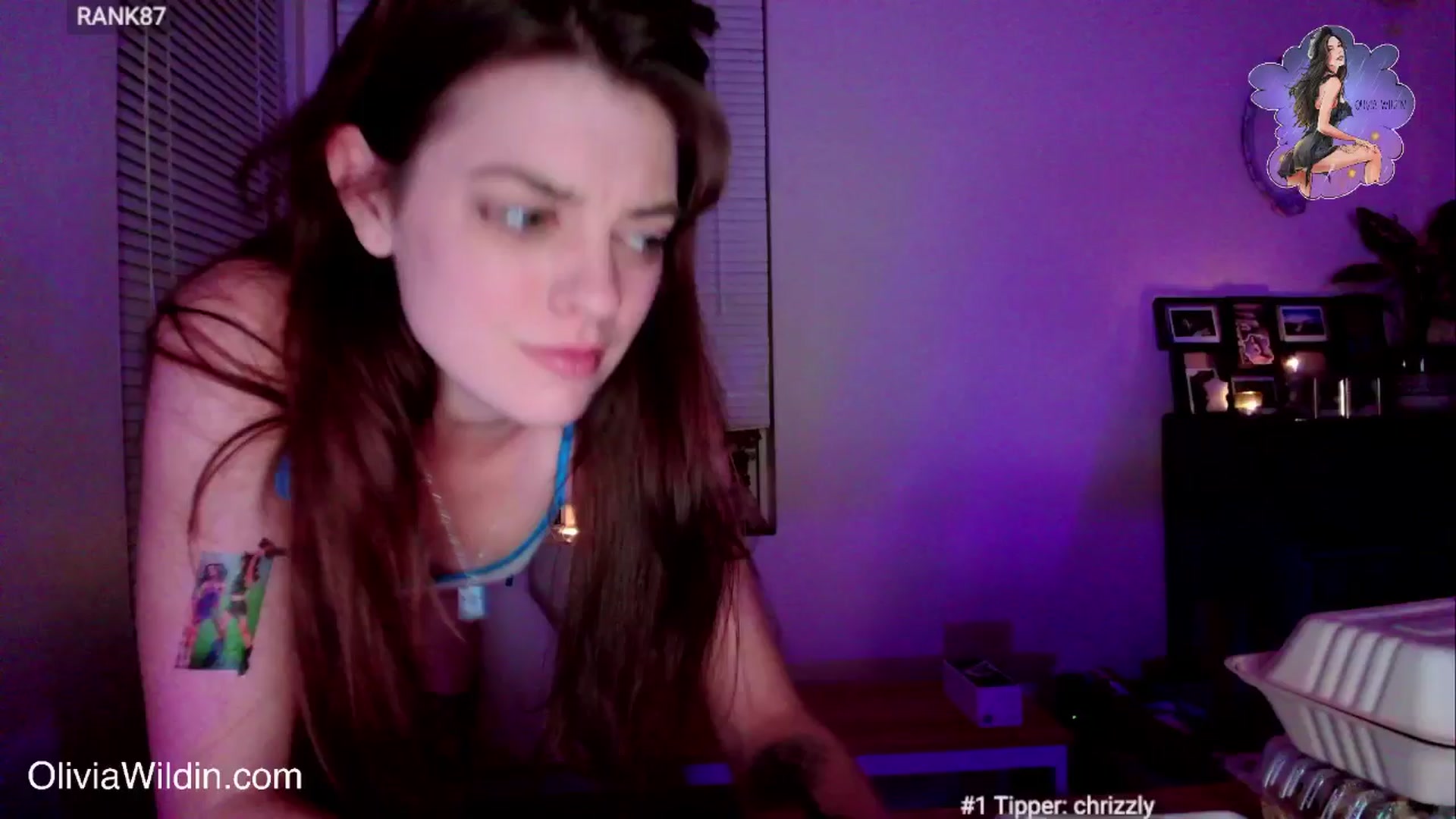 Gallery image thumbnail from oliviawildin's myfreecams stream on, 04/10/2025, 07:27 image 5 of 20