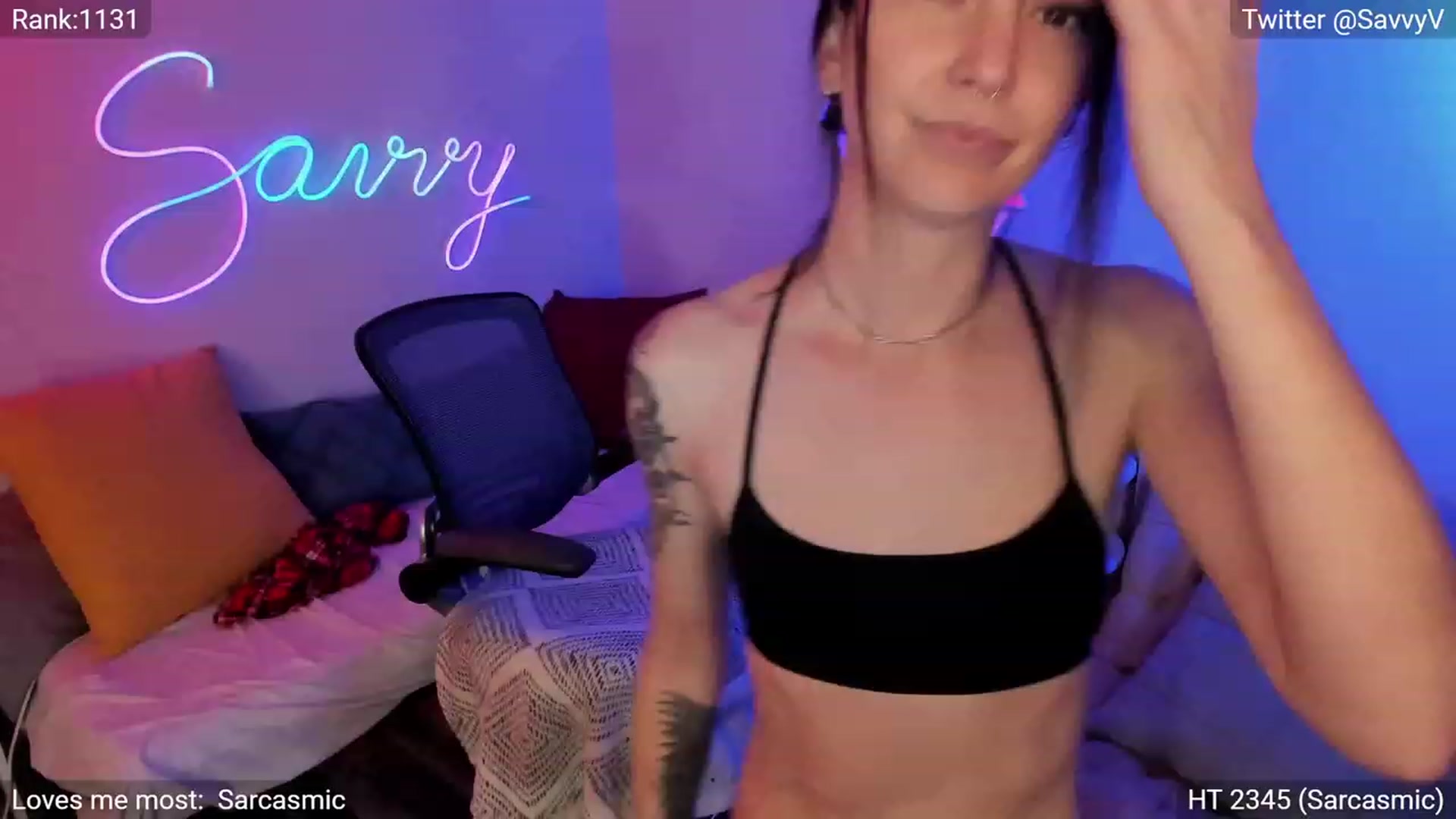 Gallery image thumbnail from savvyv's myfreecams stream on, 02/21/2023, 05:42 image 2 of 20