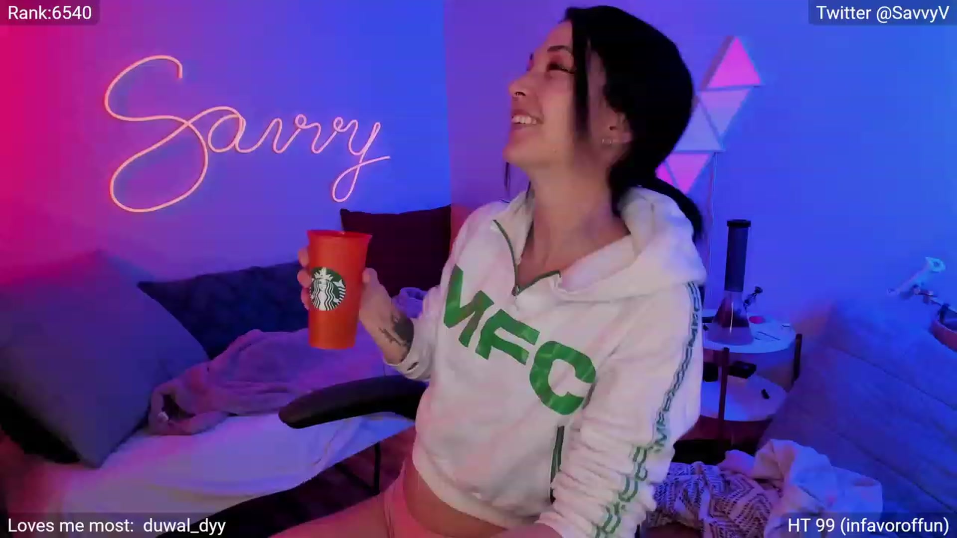 Gallery image thumbnail from savvyv's myfreecams stream on, 03/12/2023, 06:50 image 10 of 20