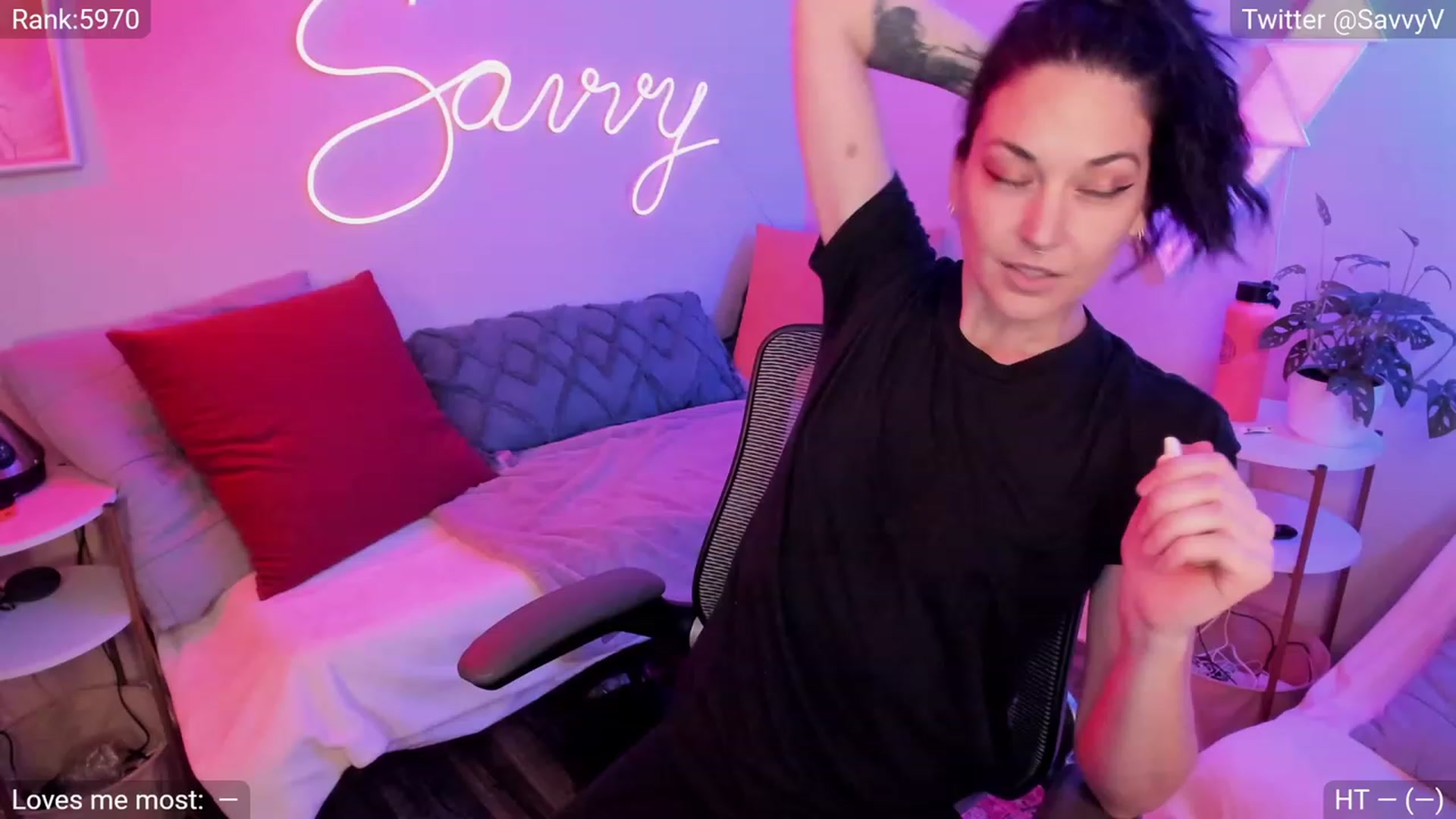 Gallery image thumbnail from savvyv's myfreecams stream on, 03/23/2023, 04:32 image 4 of 20