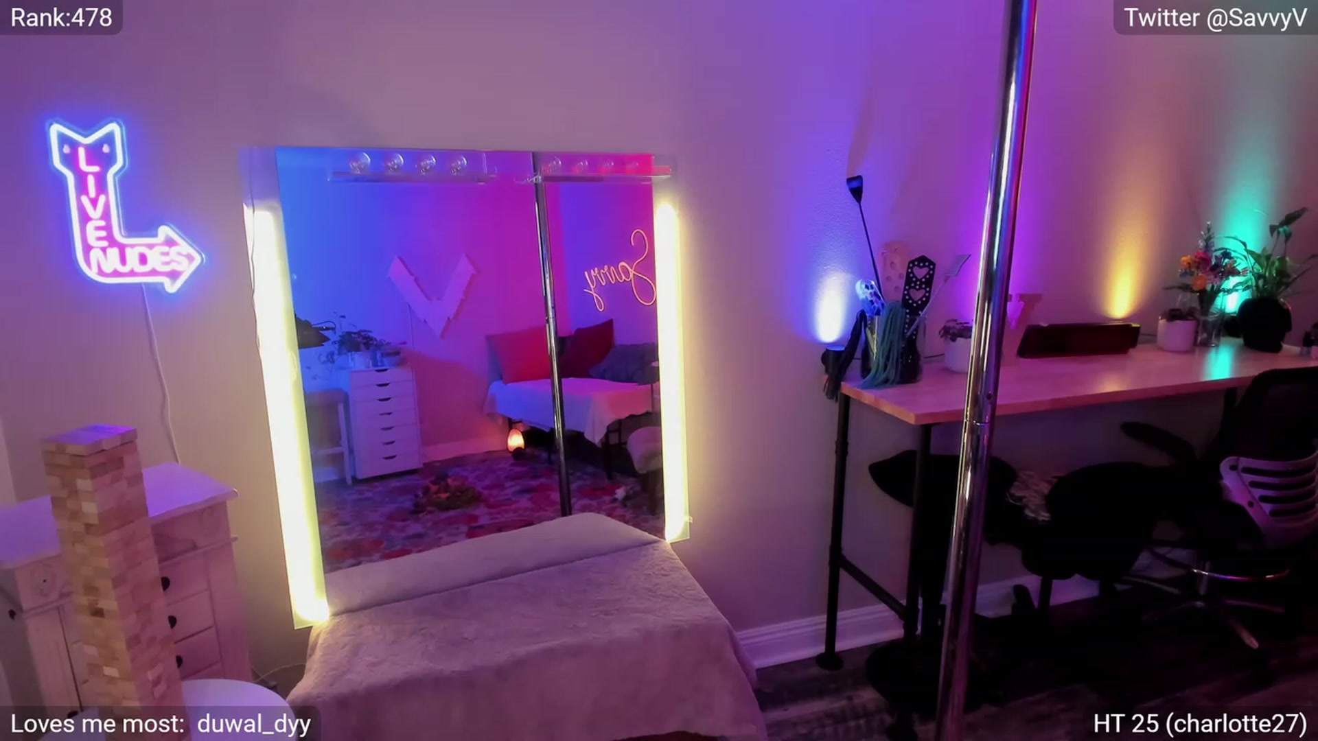 Gallery image thumbnail from savvyv's myfreecams stream on, 05/03/2023, 07:10 image 5 of 20