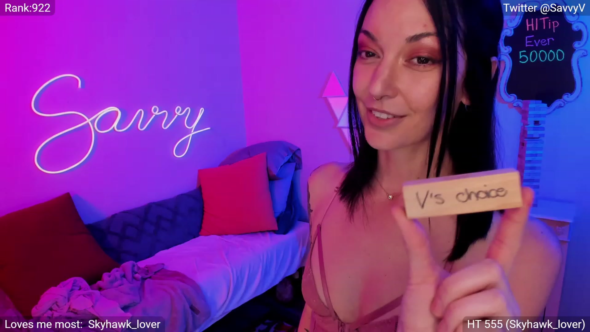 Gallery image thumbnail from savvyv's myfreecams stream on, 05/12/2023, 07:25 image 15 of 20