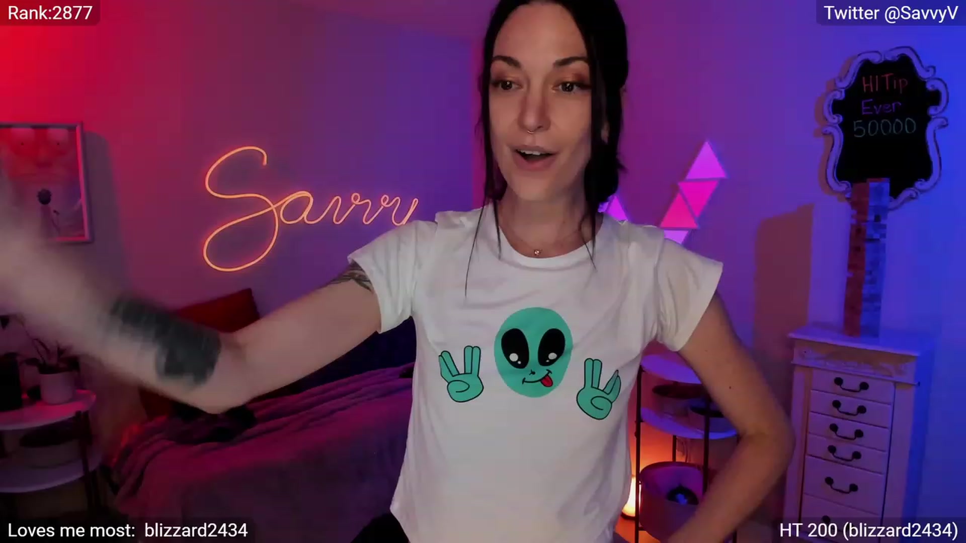 Gallery image thumbnail from savvyv's myfreecams stream on, 06/02/2023, 06:21 image 4 of 20