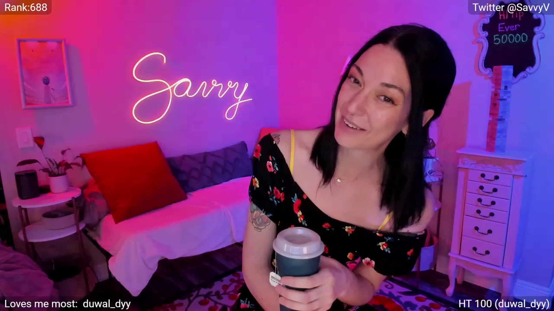 Gallery image thumbnail from savvyv's myfreecams stream on, 06/03/2023, 09:16 image 2 of 20