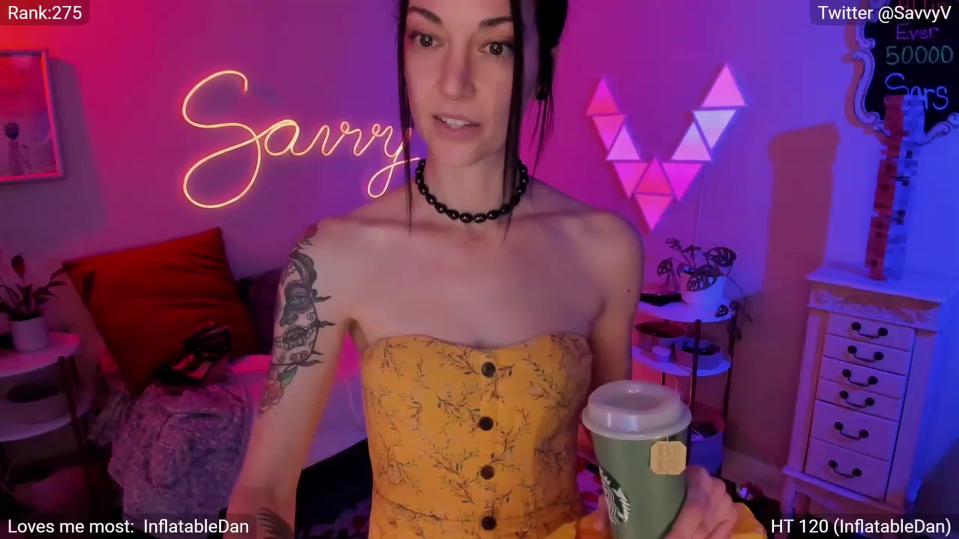 Gallery image thumbnail from savvyv's myfreecams stream on, 06/06/2023, 07:36 image 12 of 20