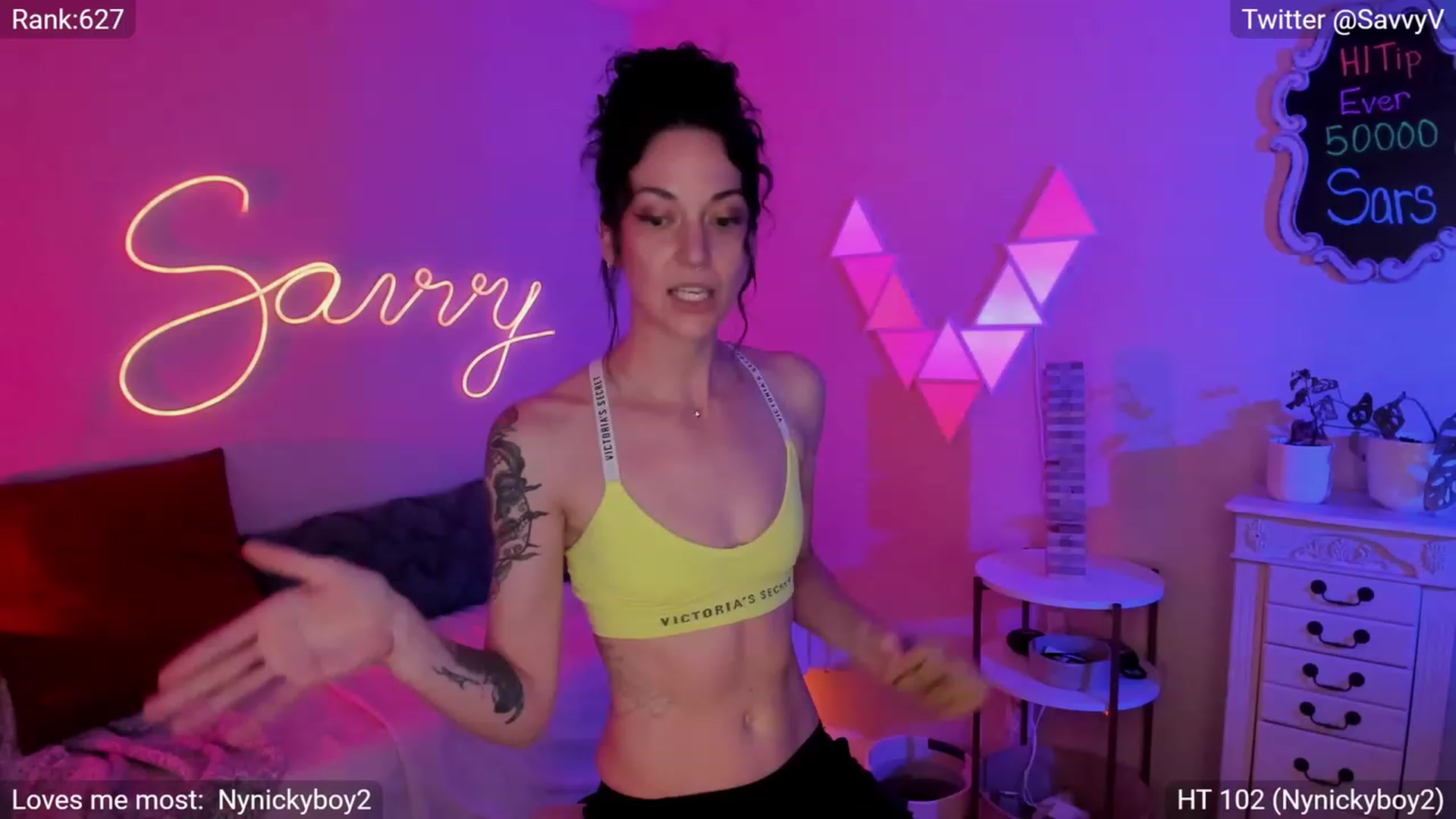 Gallery image thumbnail from savvyv's myfreecams stream on, 06/11/2023, 07:00 image 20 of 20
