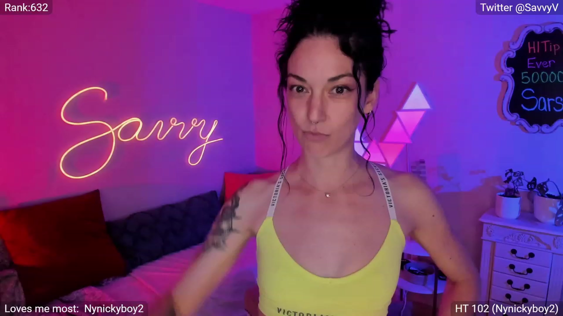 Gallery image thumbnail from savvyv's myfreecams stream on, 06/11/2023, 07:00 image 14 of 20