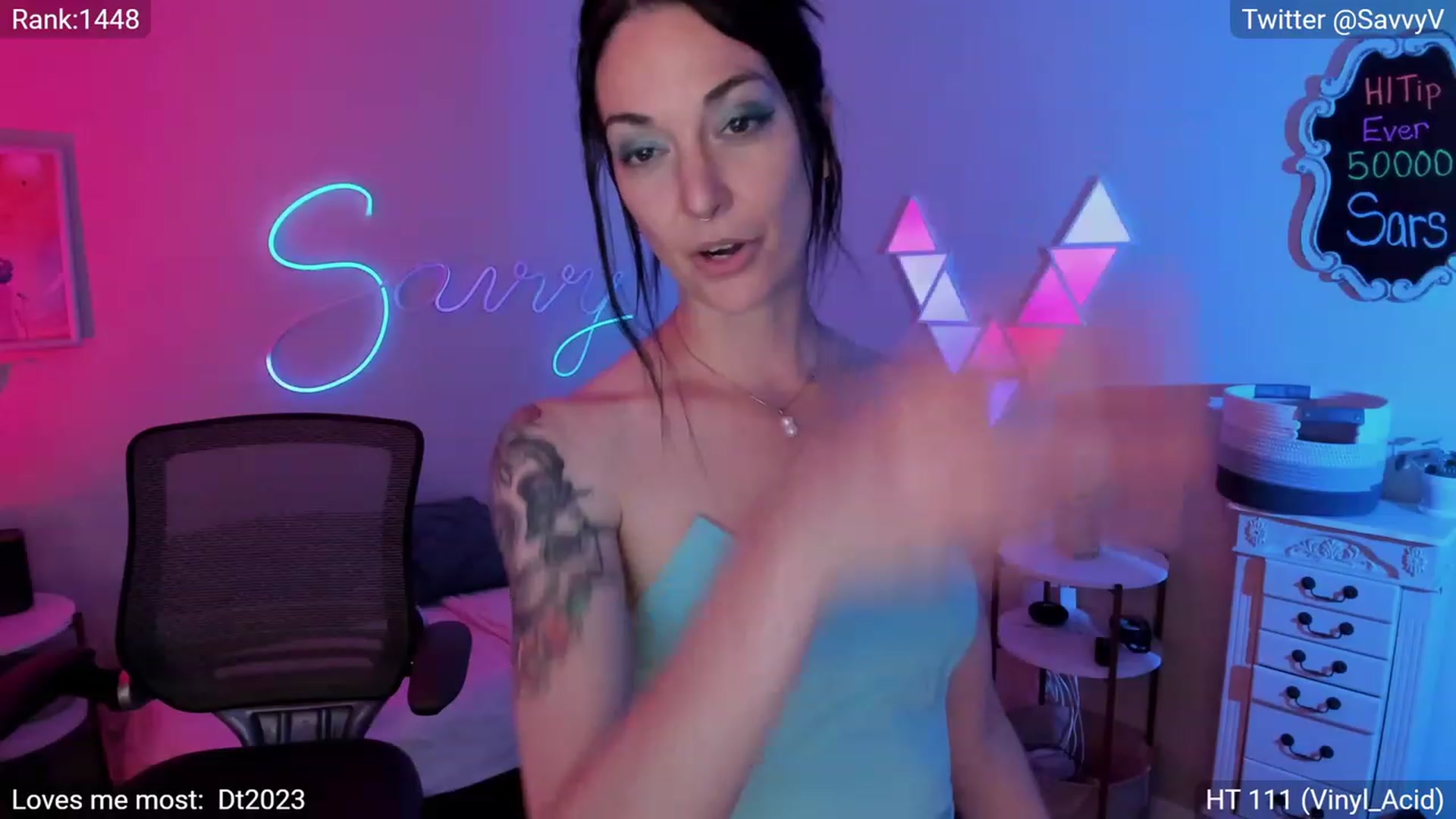 Gallery image thumbnail from savvyv's myfreecams stream on, 06/23/2023, 05:14 image 19 of 20