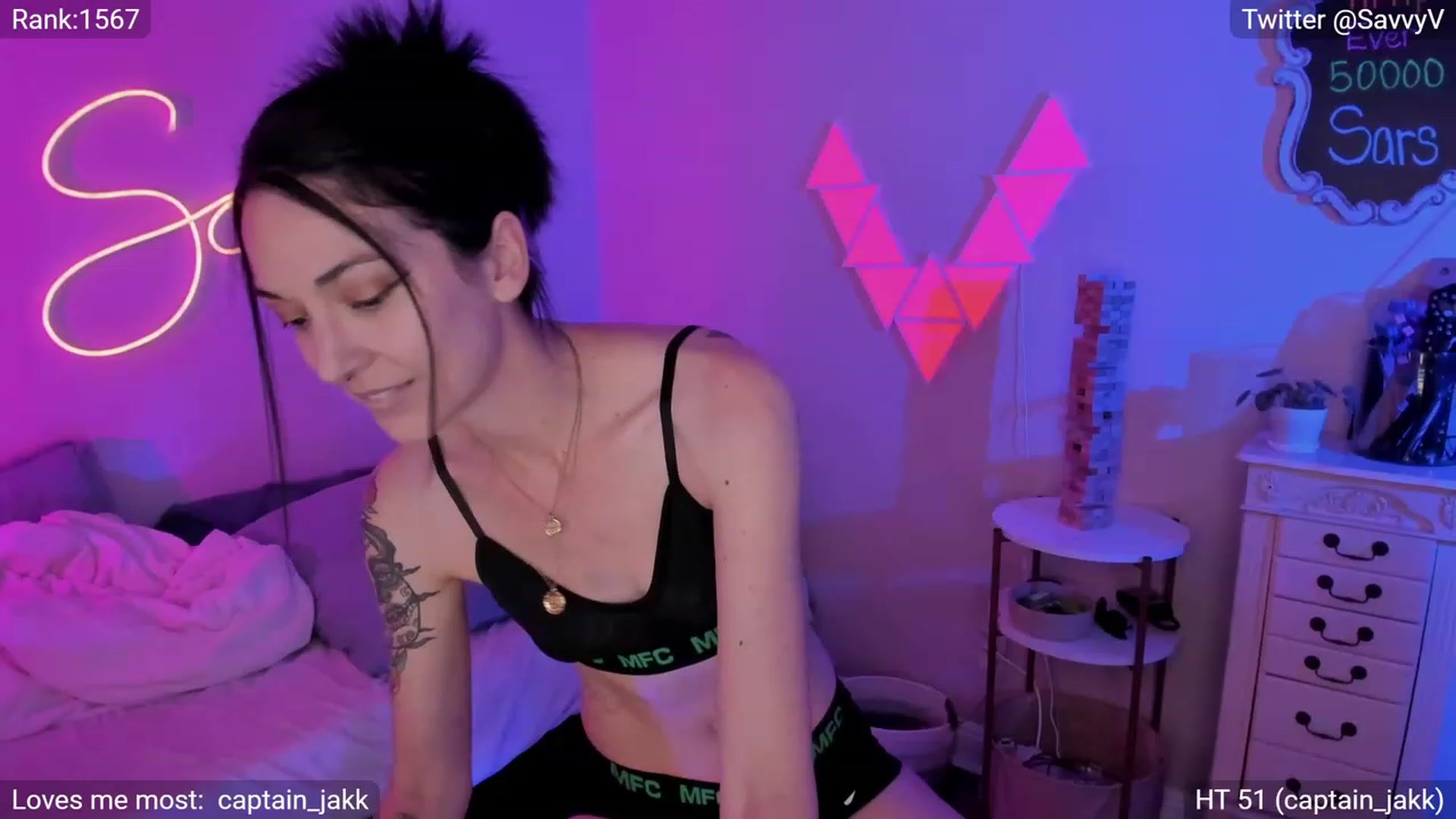 Gallery image thumbnail from savvyv's myfreecams stream on, 06/27/2023, 03:40 image 5 of 20