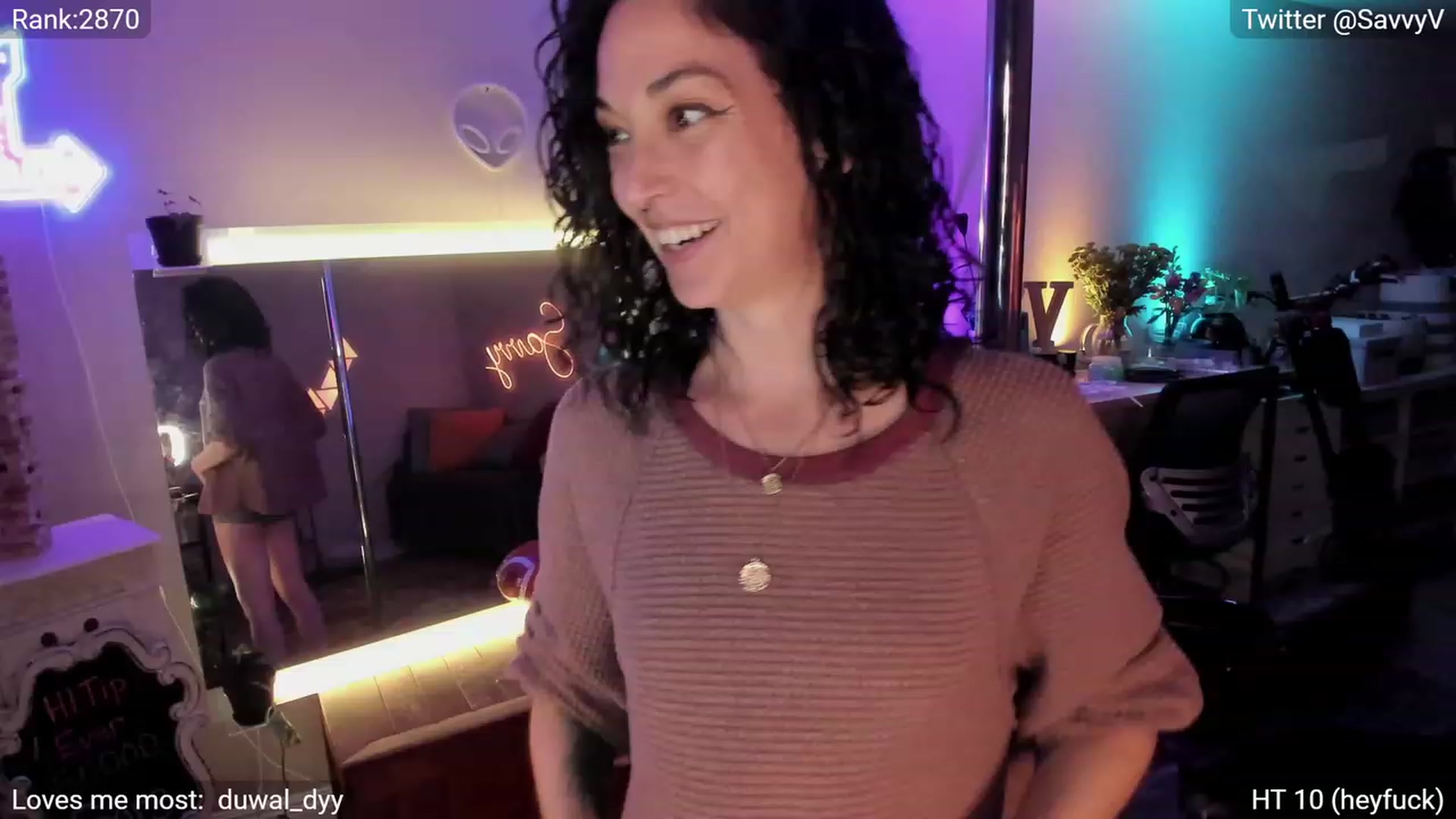 Gallery image thumbnail from savvyv's myfreecams stream on, 07/14/2023, 07:09 image 1 of 20