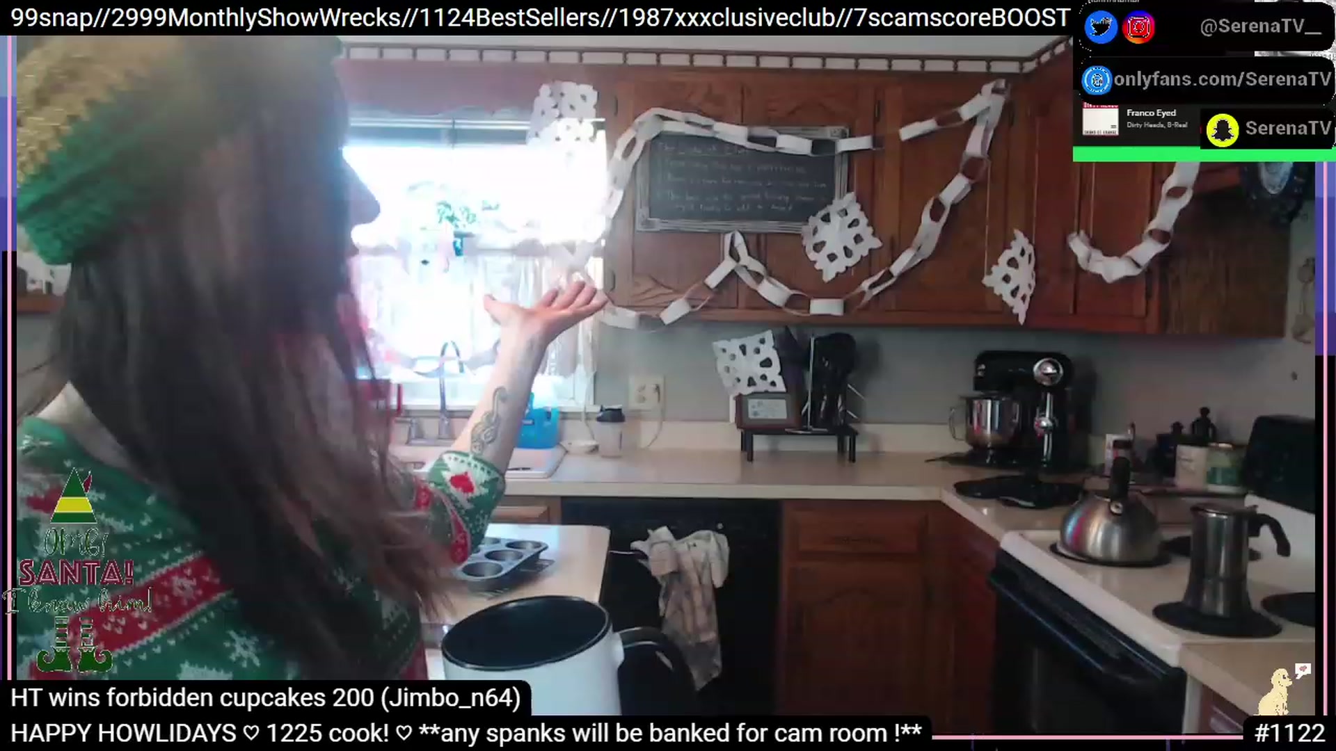 Gallery image thumbnail from serenatv's myfreecams stream on, 12/04/2022, 23:22 image 1 of 20
