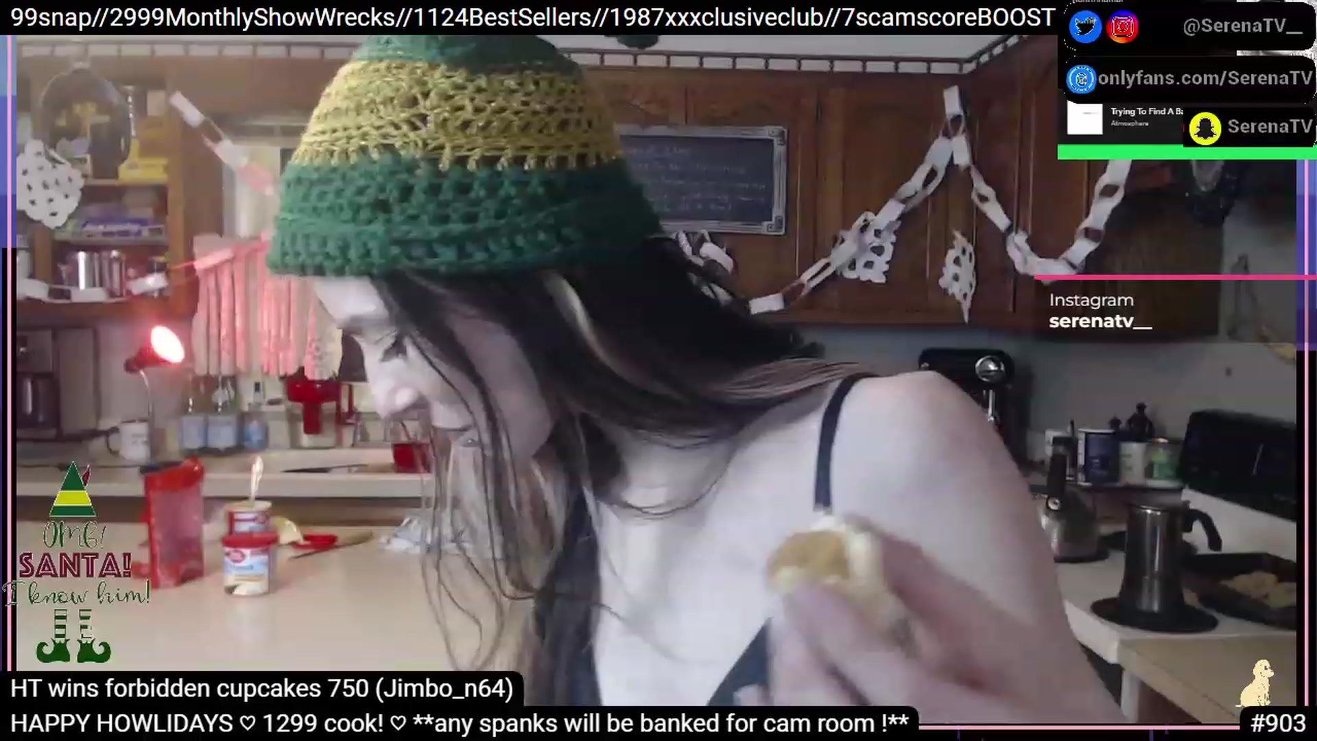 Gallery image thumbnail from serenatv's myfreecams stream on, 12/05/2022, 24:02 image 17 of 20