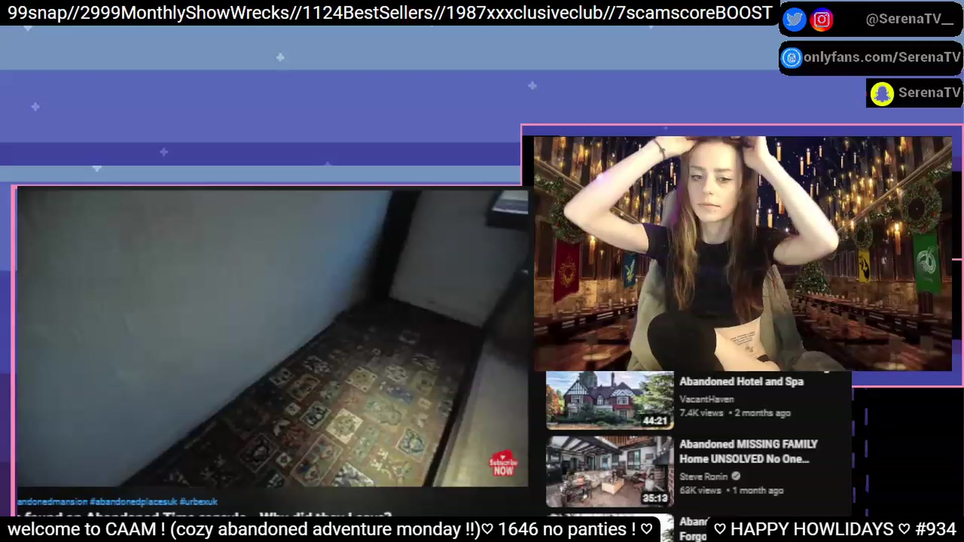 Gallery image thumbnail from serenatv's myfreecams stream on, 12/05/2022, 22:59 image 10 of 20