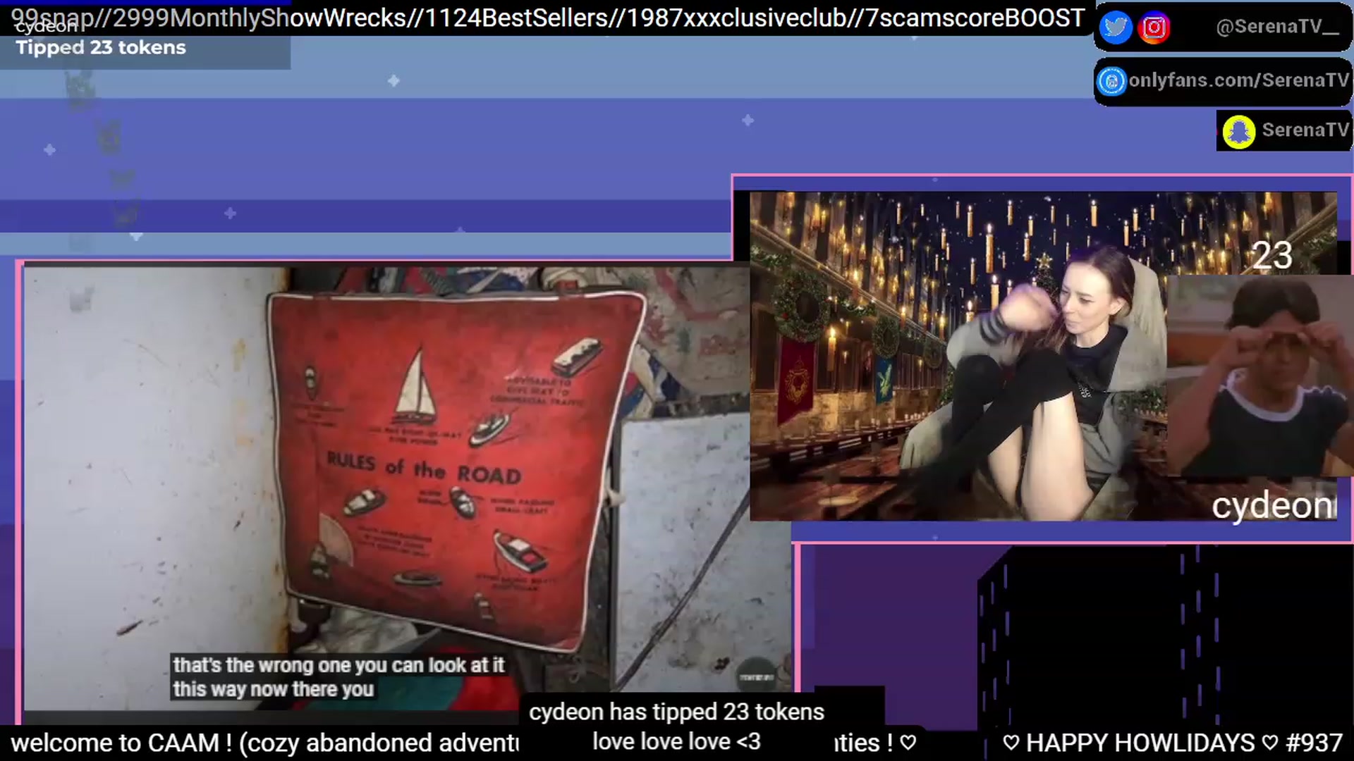 Gallery image thumbnail from serenatv's myfreecams stream on, 12/05/2022, 22:59 image 18 of 20