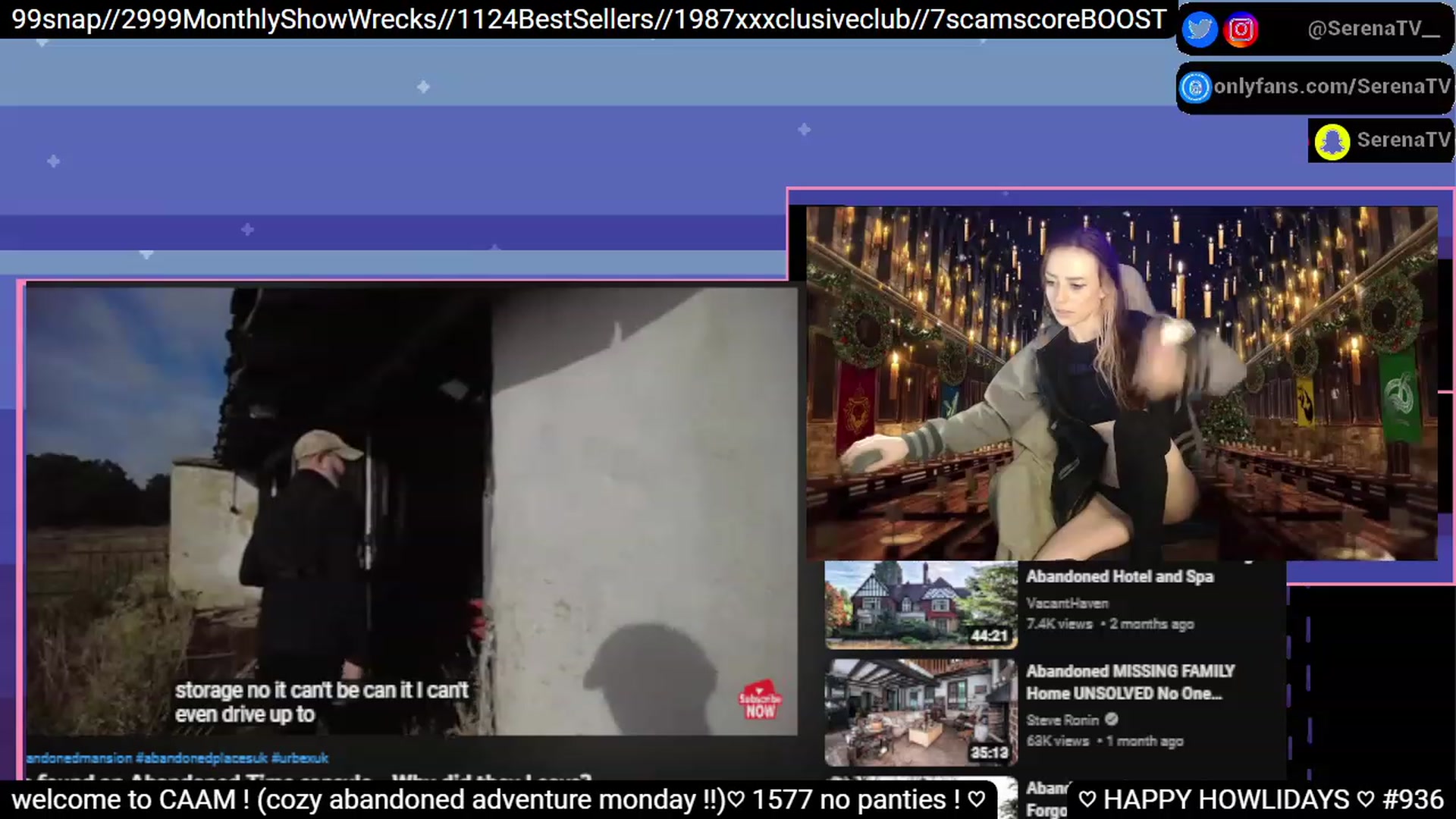 Gallery image thumbnail from serenatv's myfreecams stream on, 12/05/2022, 22:59 image 15 of 20