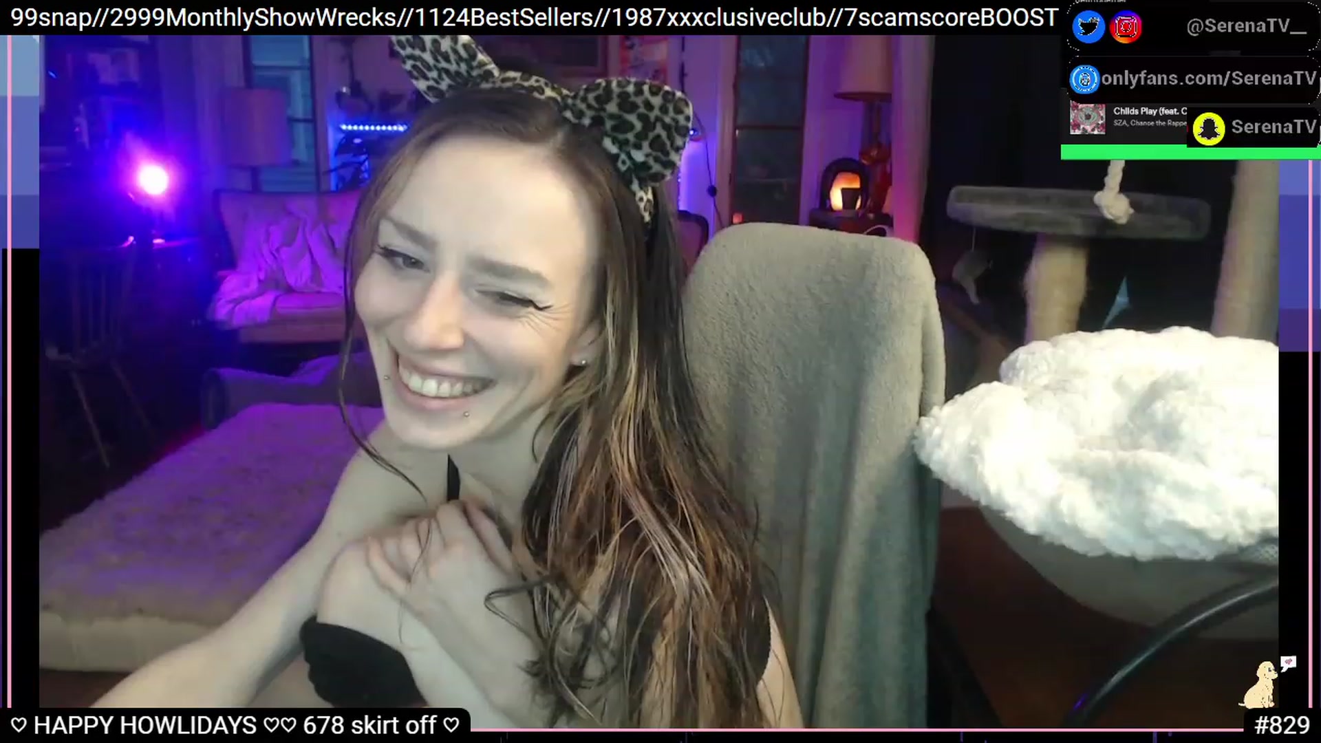 Gallery image thumbnail from serenatv's myfreecams stream on, 12/10/2022, 22:33 image 19 of 20