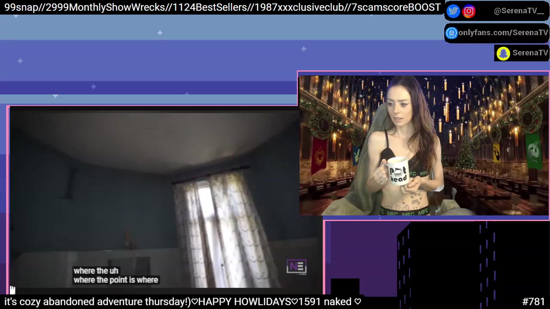 Gallery image thumbnail from serenatv's myfreecams stream on, 12/22/2022, 22:07 image 6 of 20