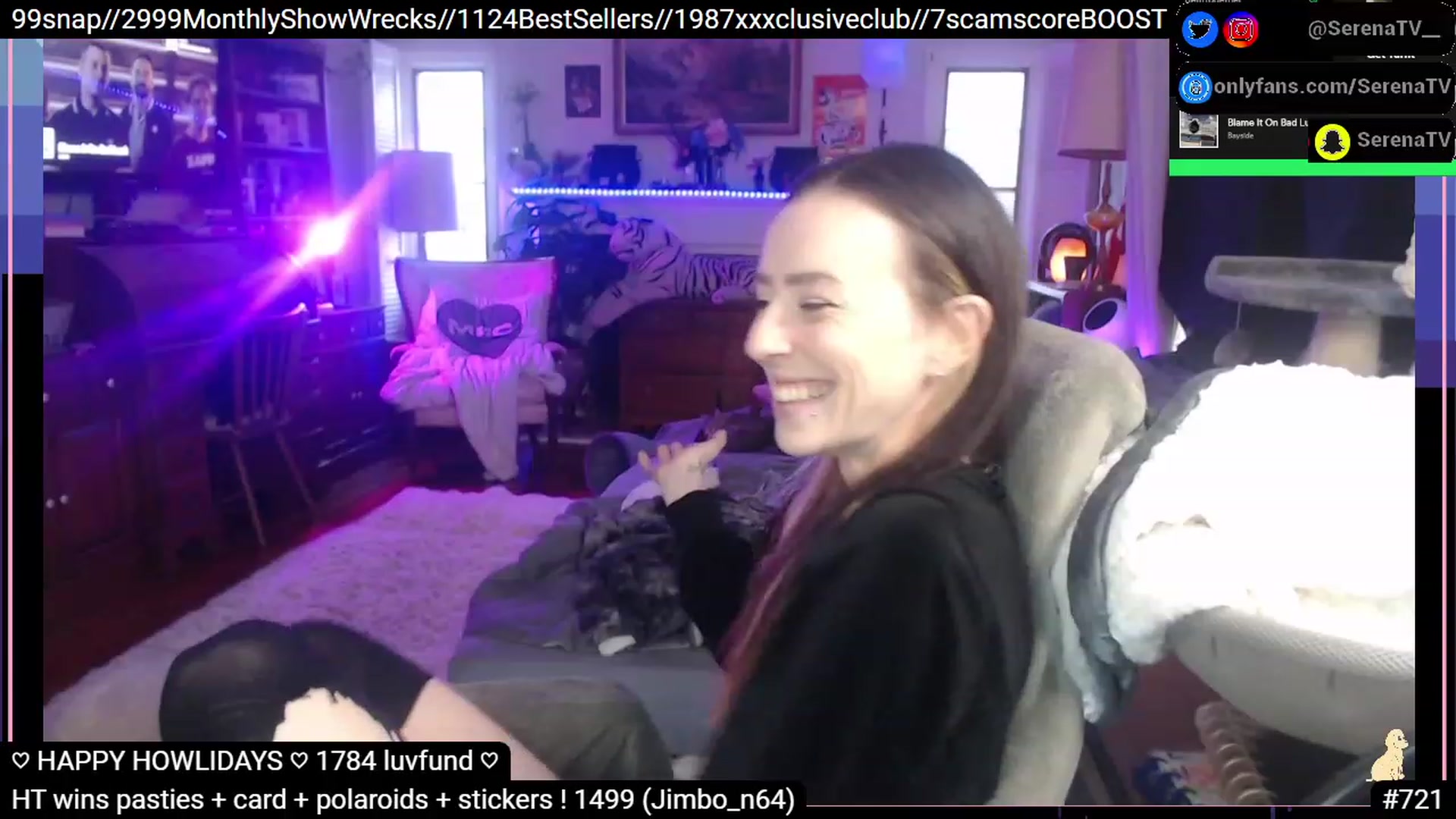 Gallery image thumbnail from serenatv's myfreecams stream on, 12/23/2022, 22:03 image 17 of 20