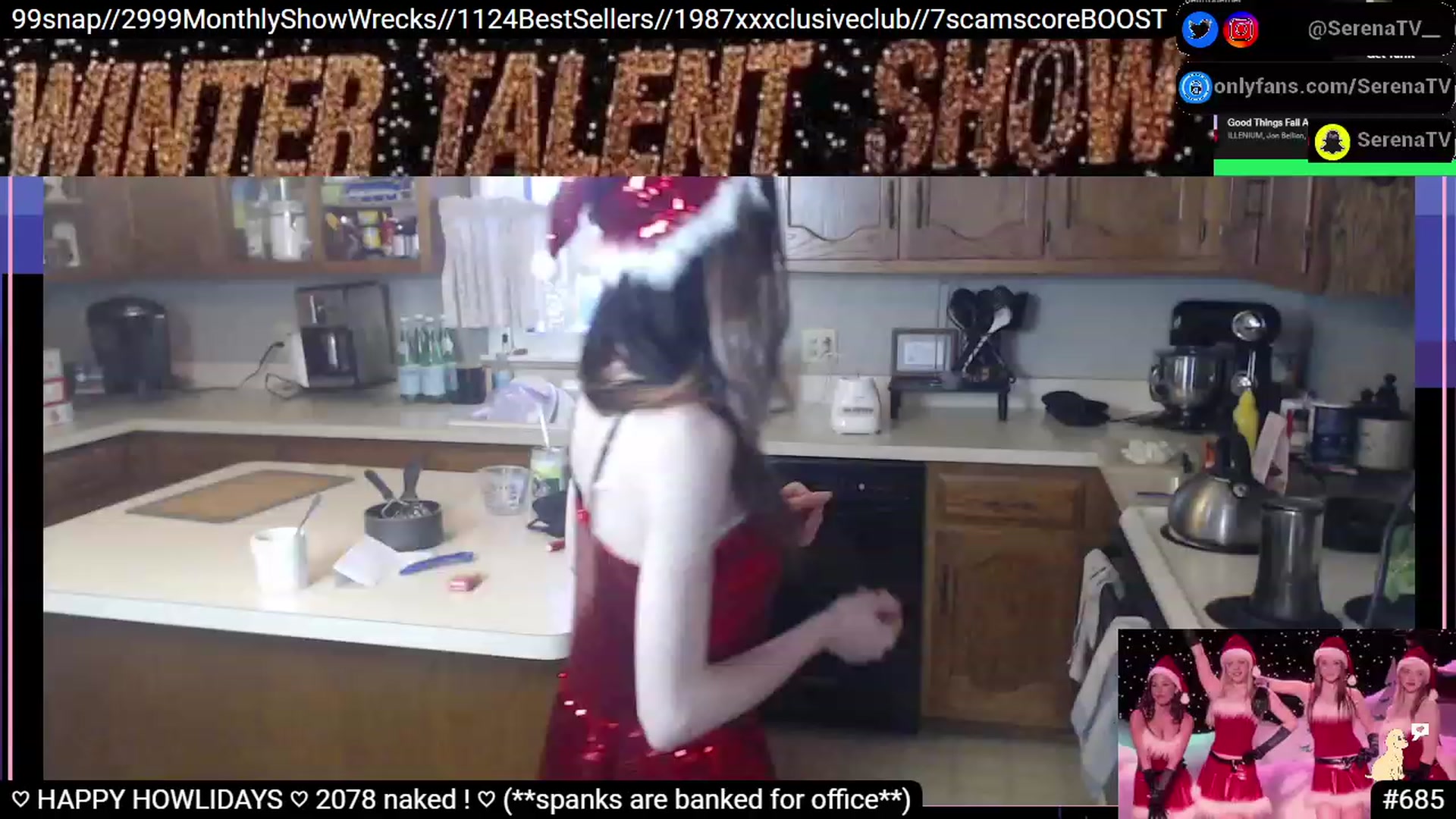 Gallery image thumbnail from serenatv's myfreecams stream on, 12/24/2022, 22:54 image 17 of 20