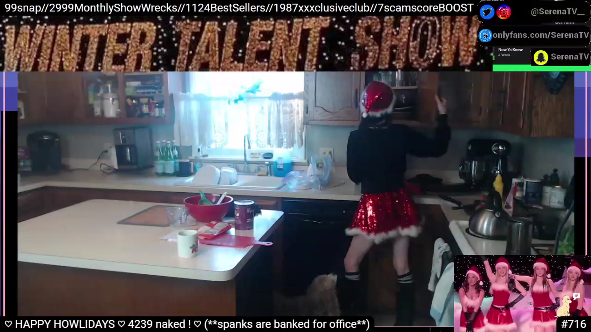Gallery image thumbnail from serenatv's myfreecams stream on, 12/24/2022, 22:54 image 7 of 20