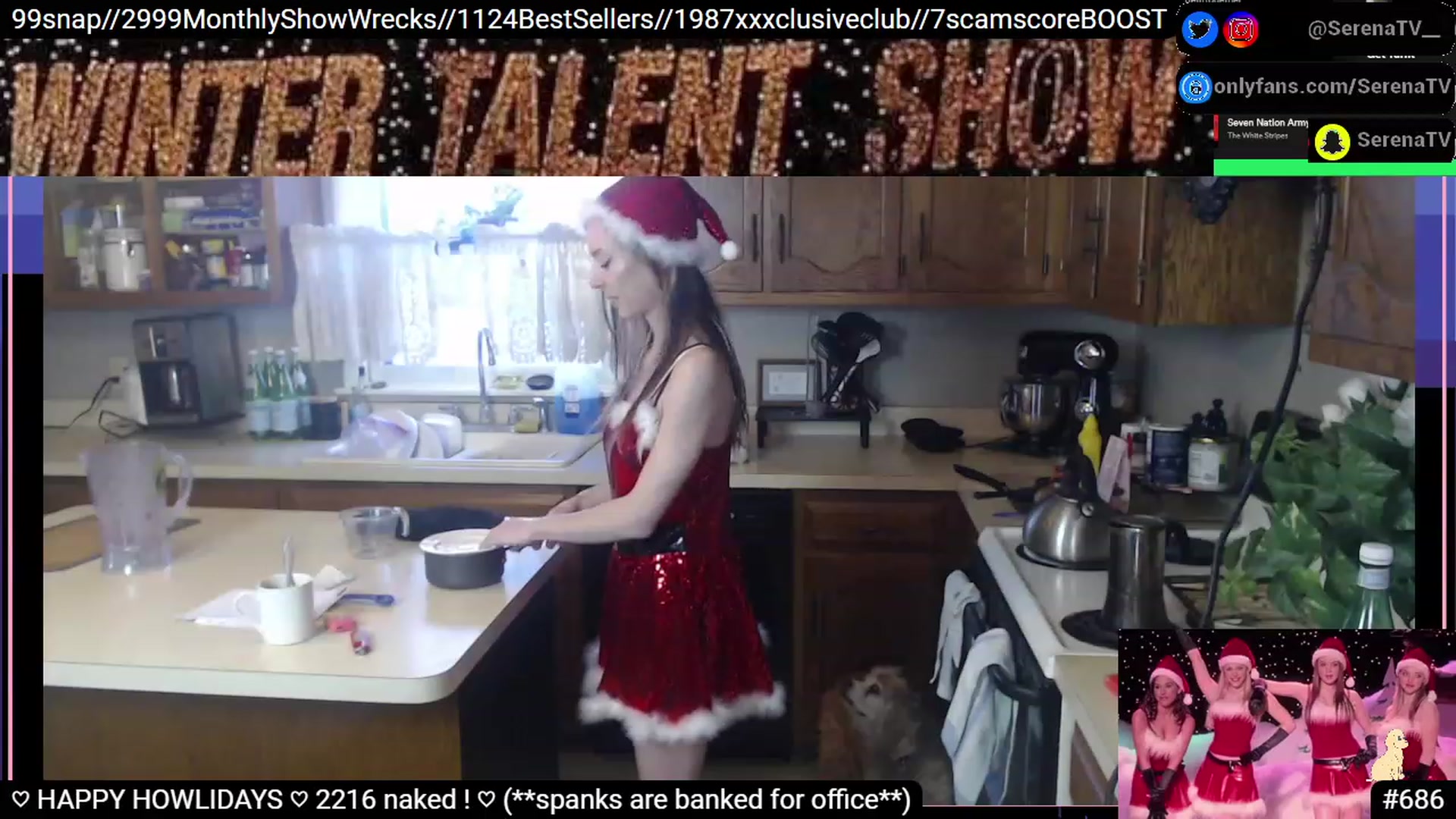 Gallery image thumbnail from serenatv's myfreecams stream on, 12/24/2022, 22:54 image 14 of 20