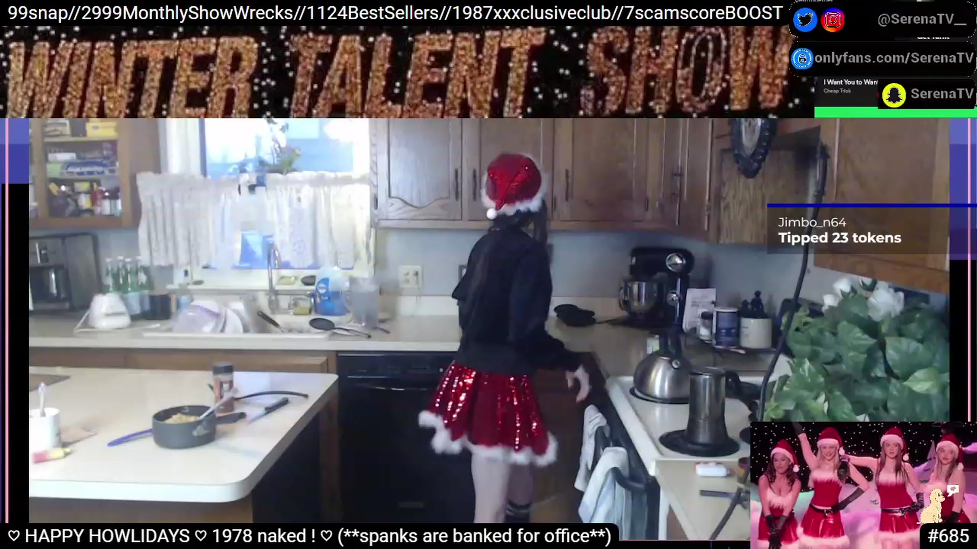 Gallery image thumbnail from serenatv's myfreecams stream on, 12/24/2022, 22:54 image 19 of 20