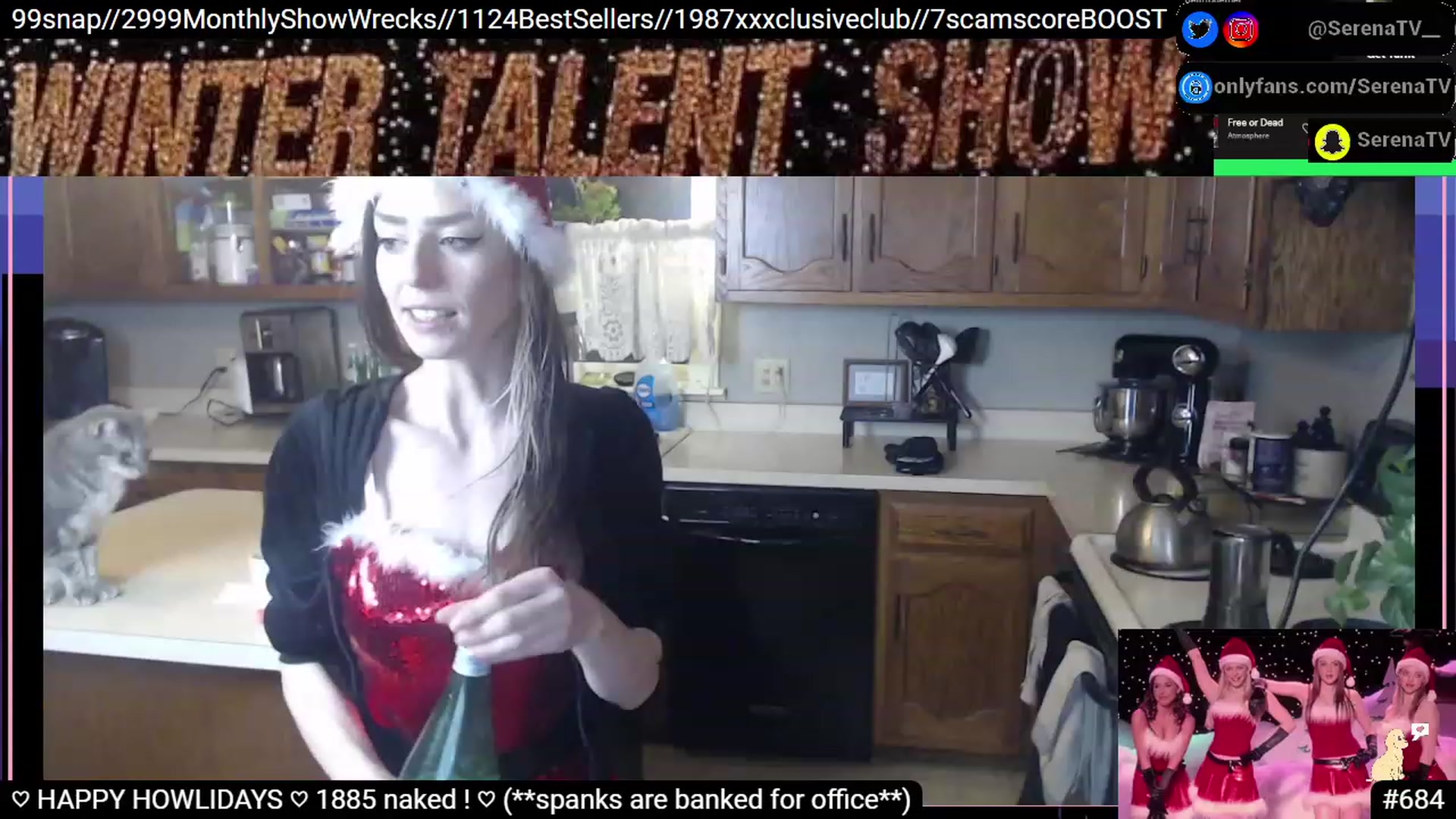 Gallery image thumbnail from serenatv's myfreecams stream on, 12/24/2022, 23:16 image 15 of 20
