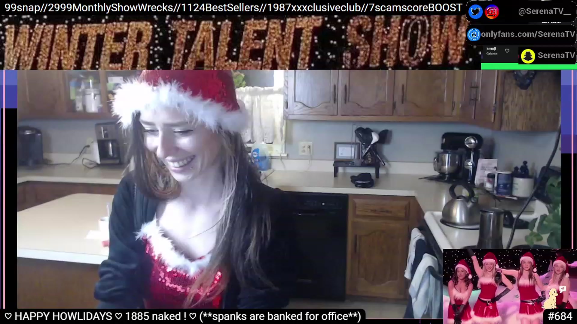 Gallery image thumbnail from serenatv's myfreecams stream on, 12/24/2022, 23:16 image 17 of 20