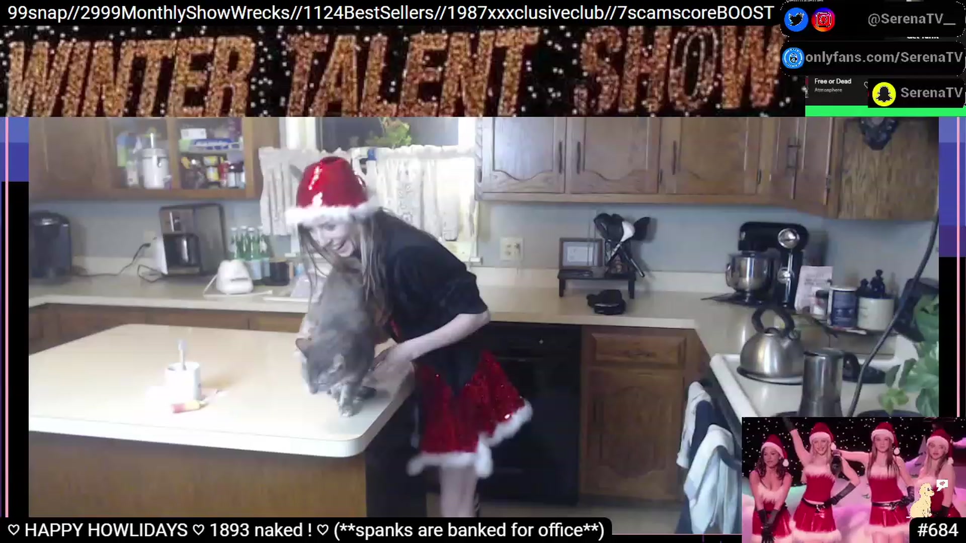 Gallery image thumbnail from serenatv's myfreecams stream on, 12/24/2022, 23:16 image 14 of 20