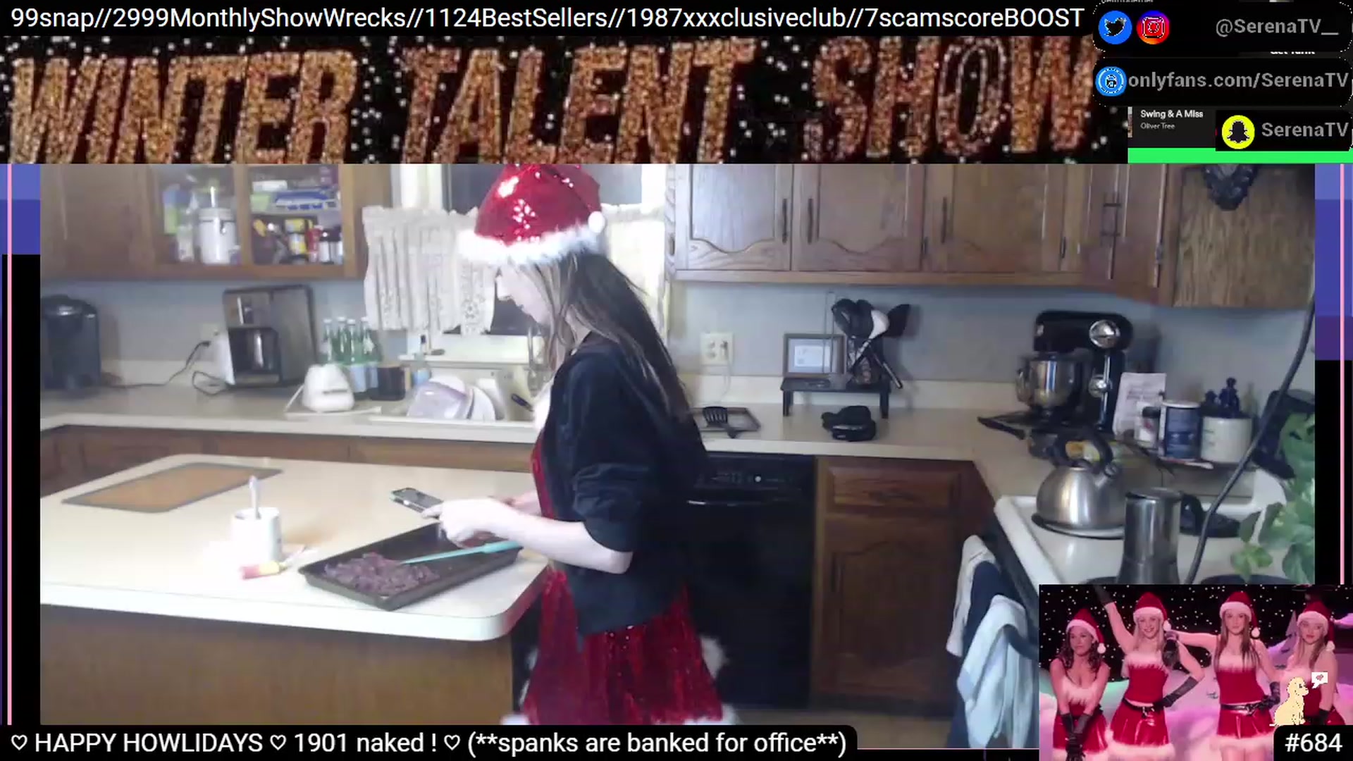 Gallery image thumbnail from serenatv's myfreecams stream on, 12/24/2022, 23:16 image 10 of 20